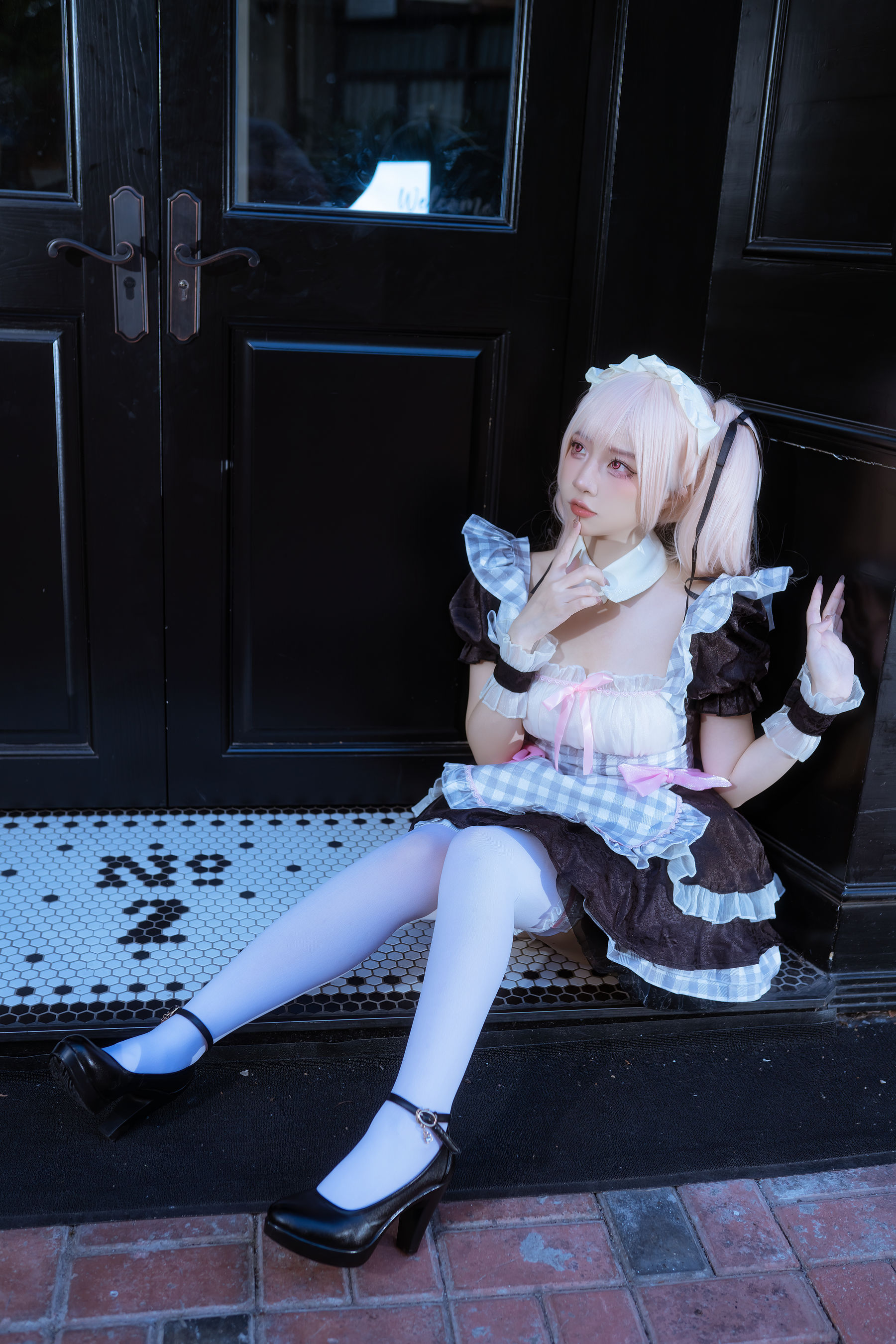 View - 人气Coser 二佐Nisa - 海梦 女仆 - 图库库