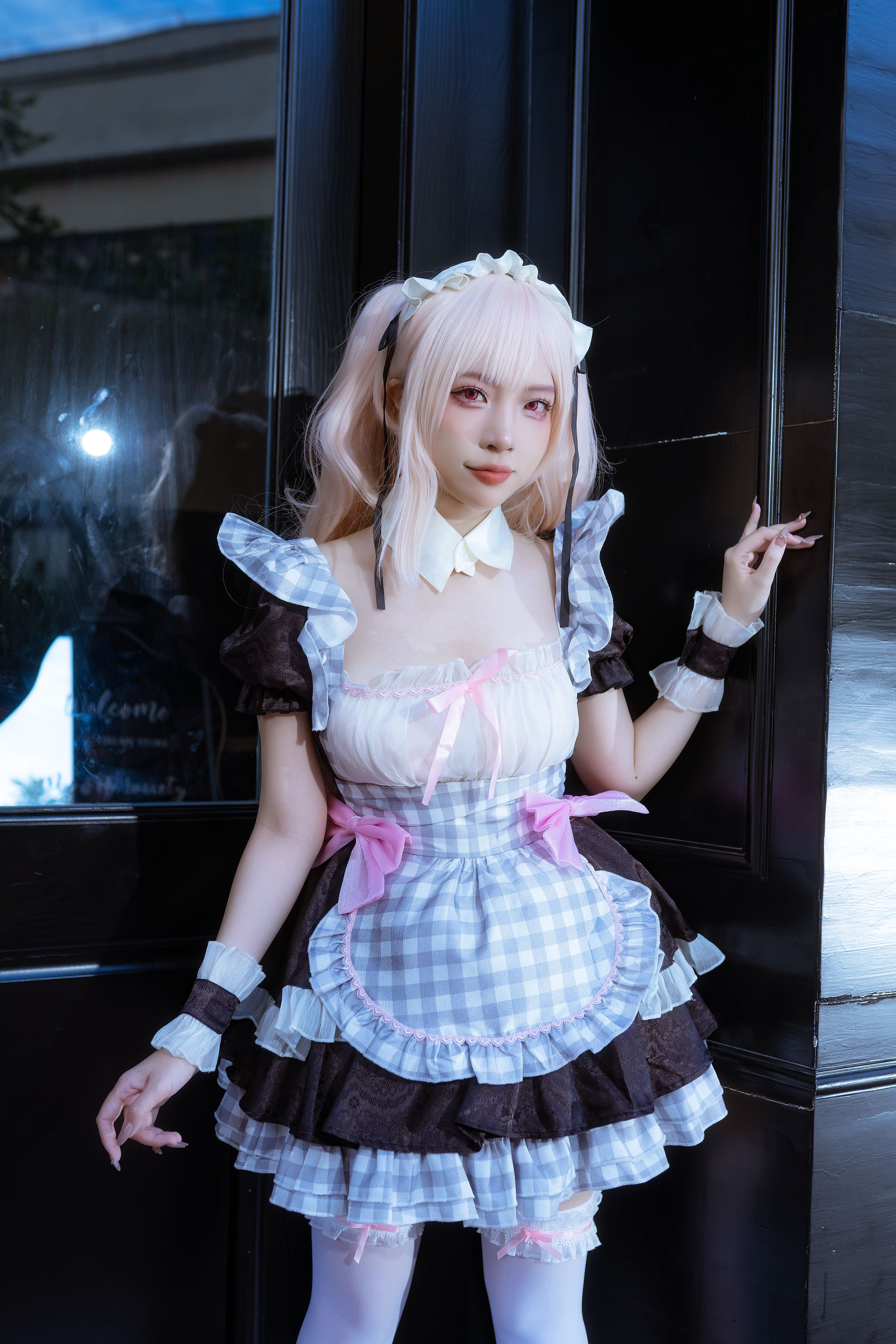 人气Coser 二佐Nisa - 海梦 女仆 - 图库库