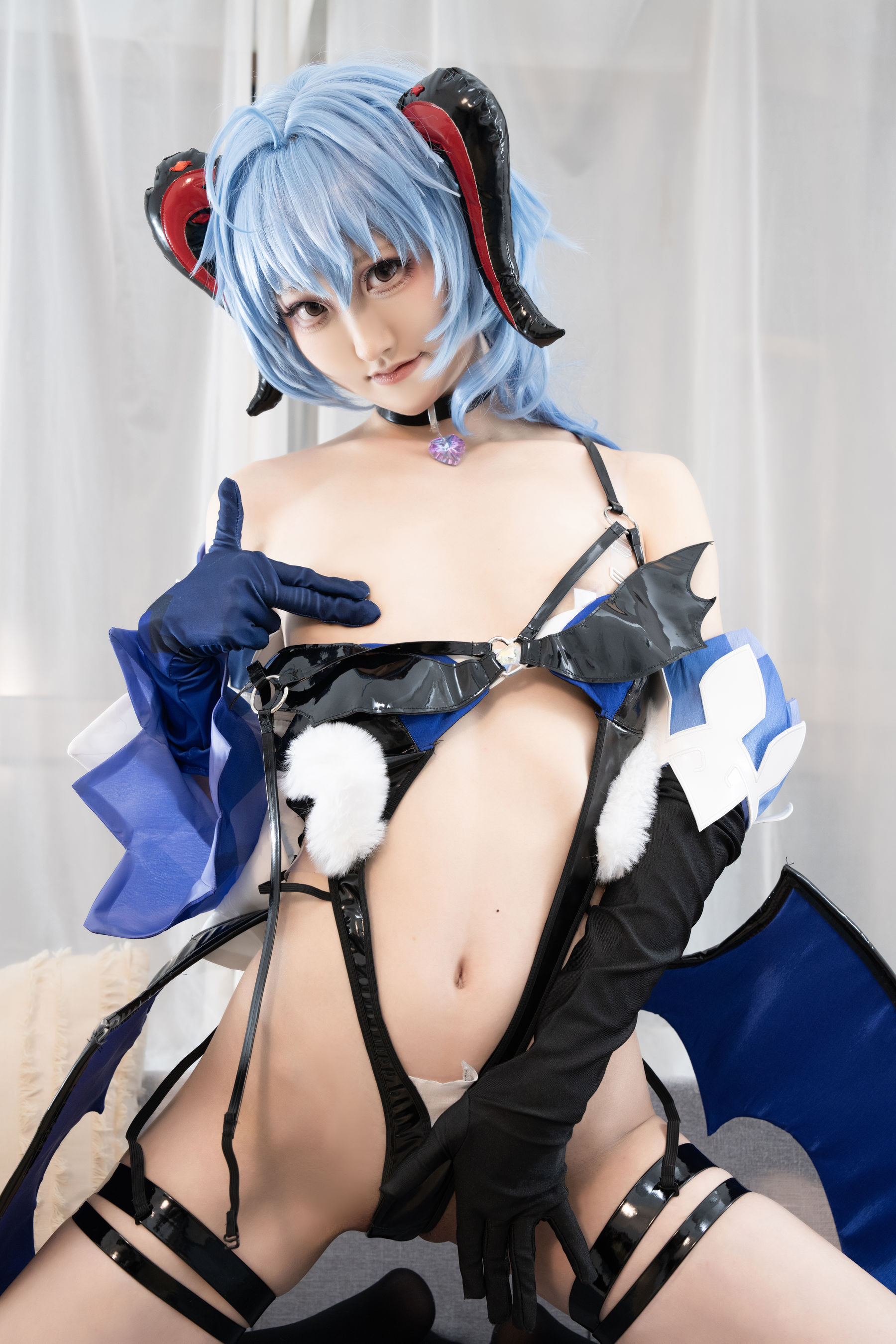 View - 动漫博主 洛璃LoLiSAMA - 优菈＆甘雨 - 图库库