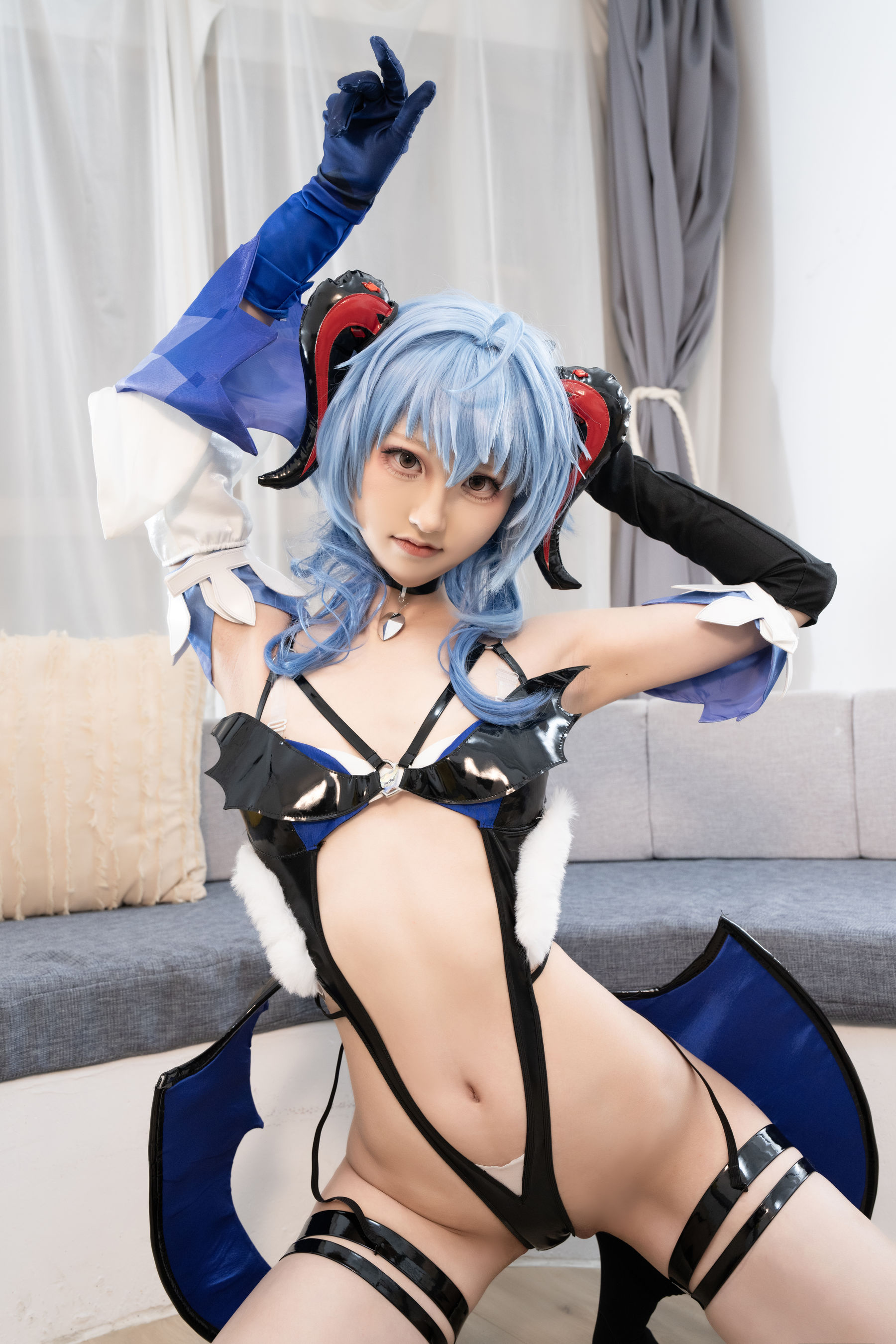 View - 动漫博主 洛璃LoLiSAMA - 优菈＆甘雨 - 图库库