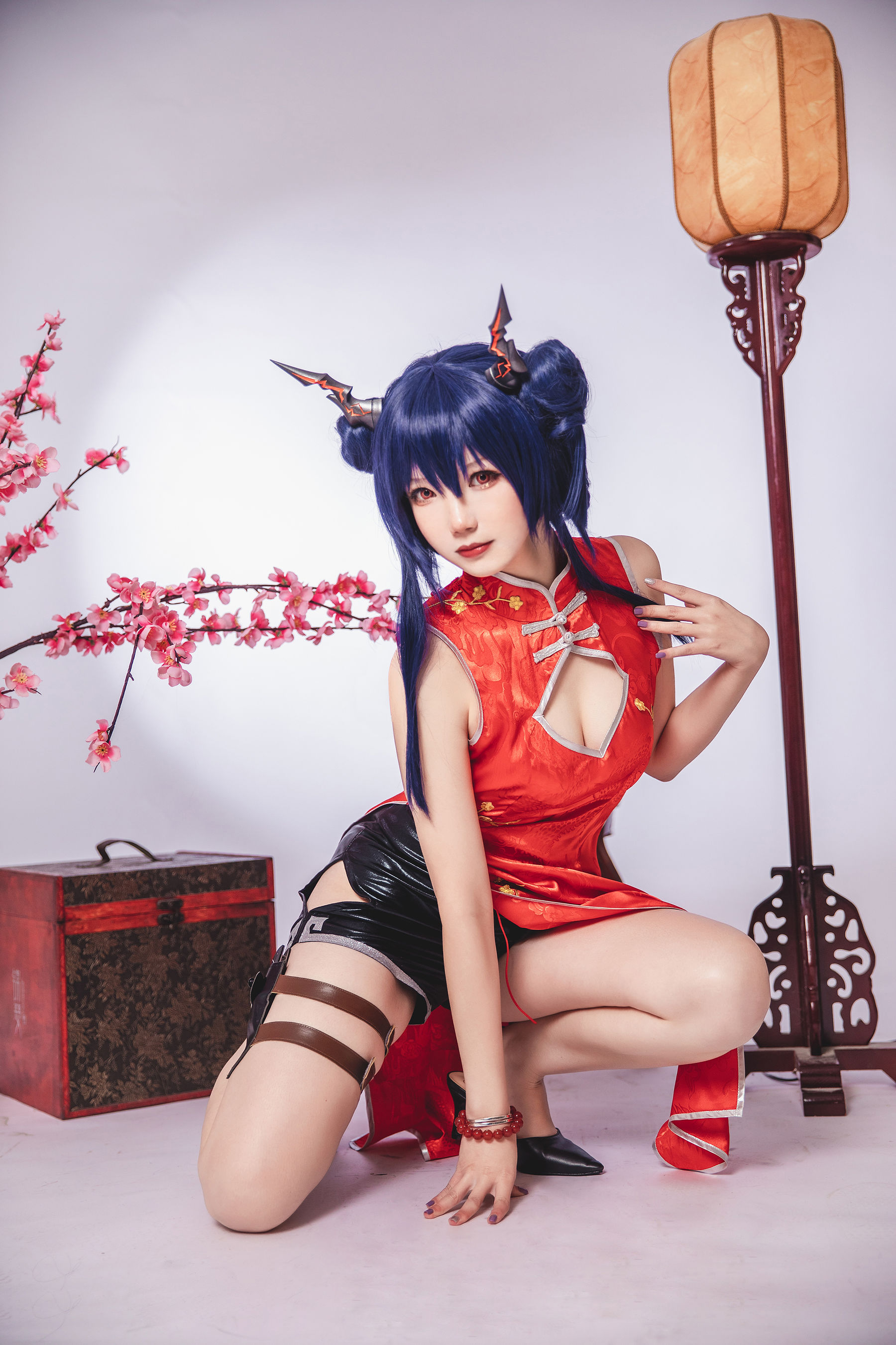 View - 动漫博主 雪晴Astra - 明日方舟 陈 旗袍 - 图库库