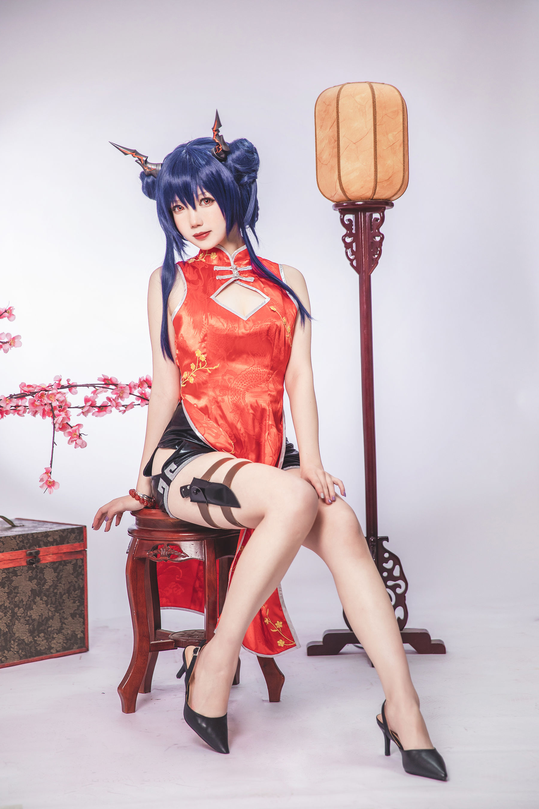 View - 动漫博主 雪晴Astra - 明日方舟 陈 旗袍 - 图库库