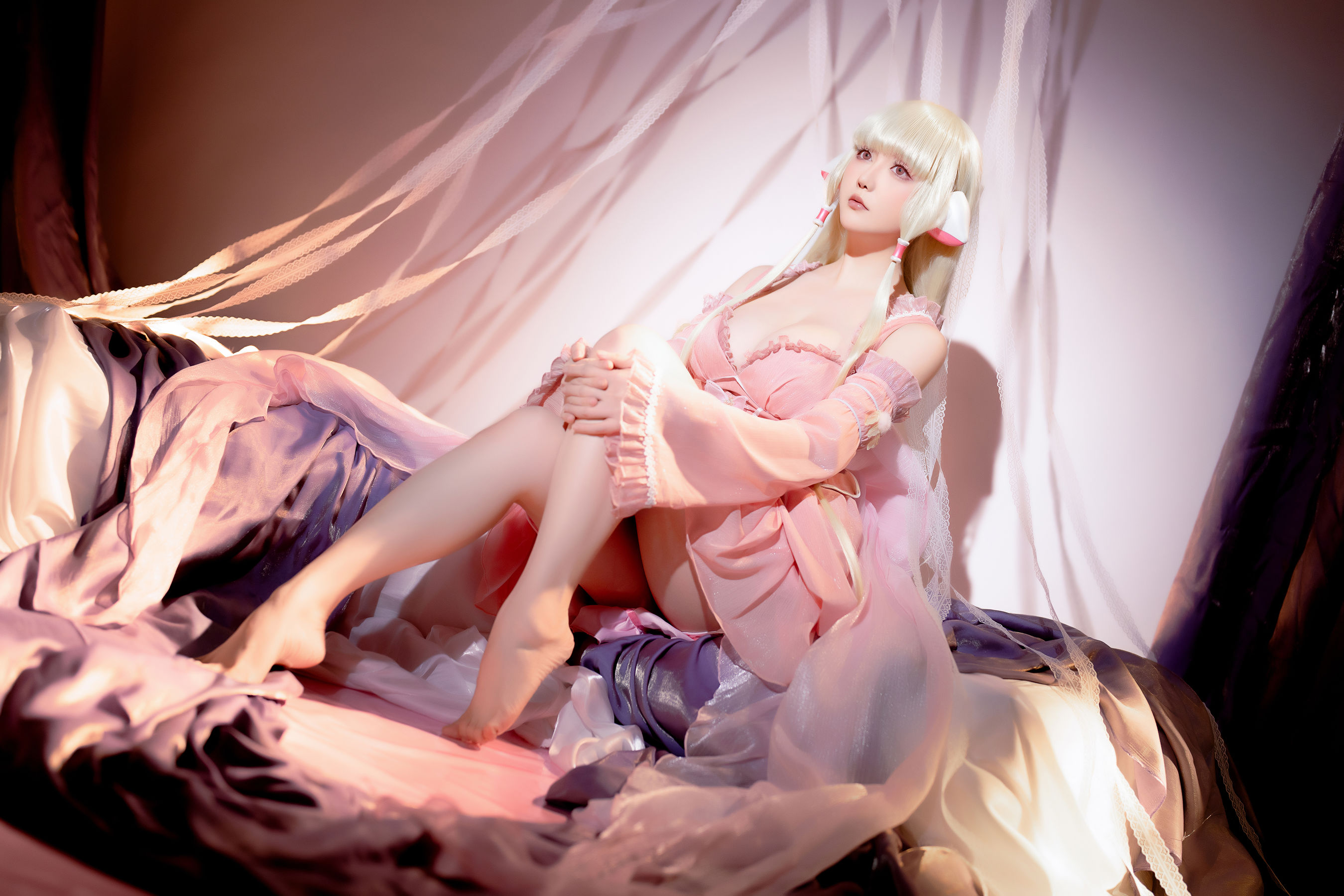 View - Coser小姐姐星之迟迟 - Chiness Model  - 人形电脑天使心 小叽 - 图库库