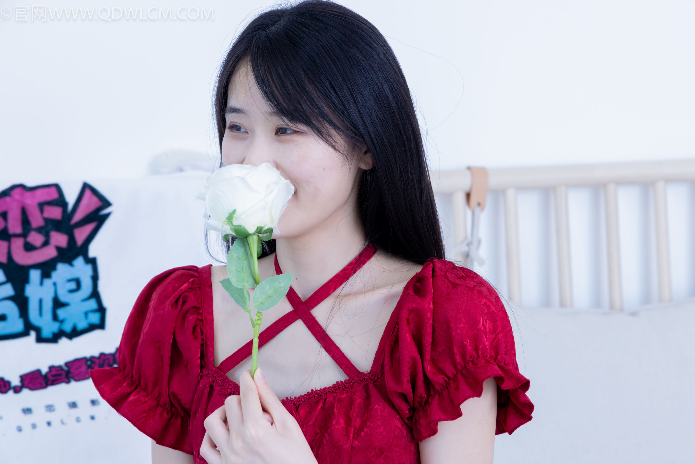 物恋传媒 - Chiness Model  No.2012 菜菜 -黑色蔷薇 - 图库库