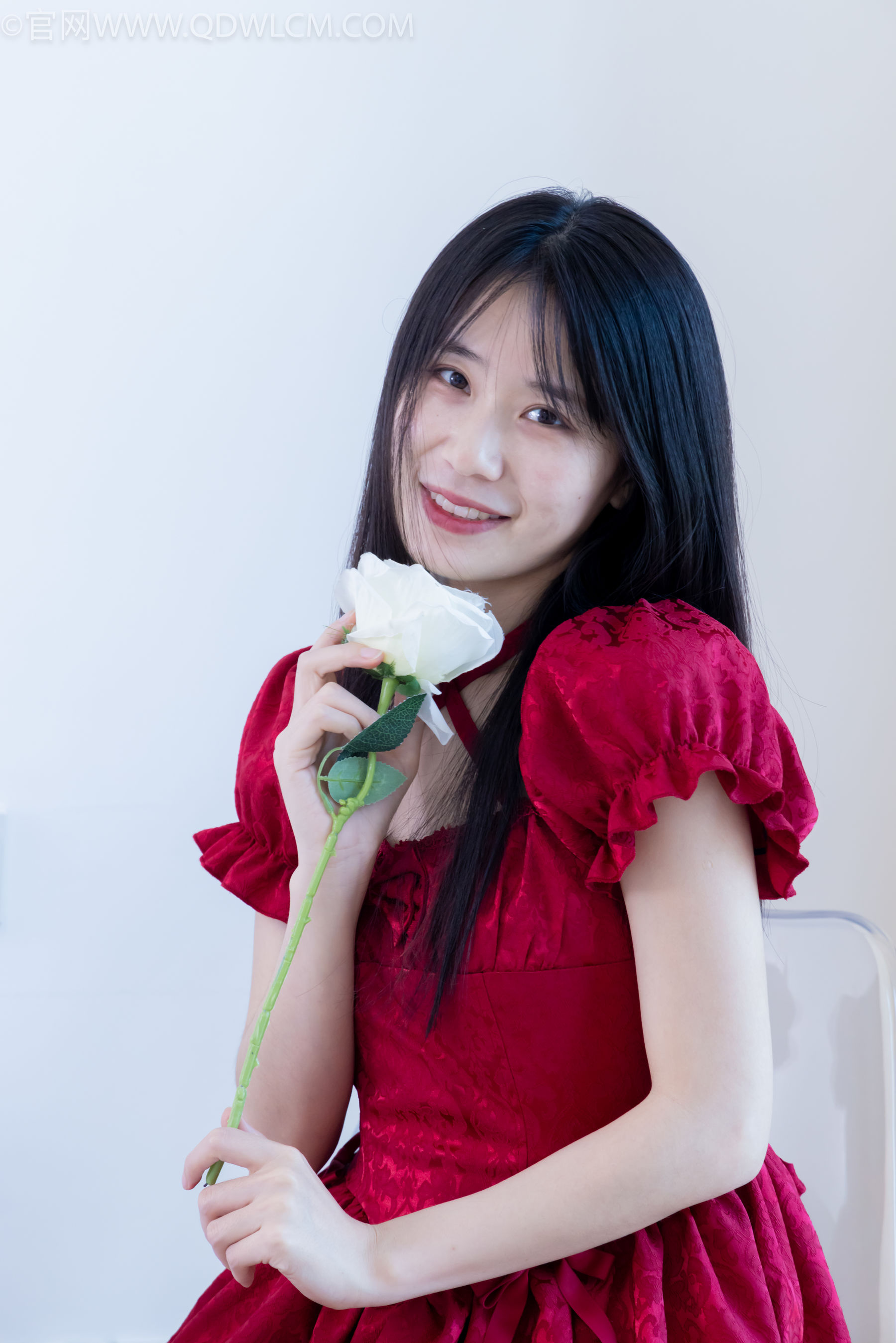 物恋传媒 - Chiness Model  No.2012 菜菜 -黑色蔷薇 - 图库库