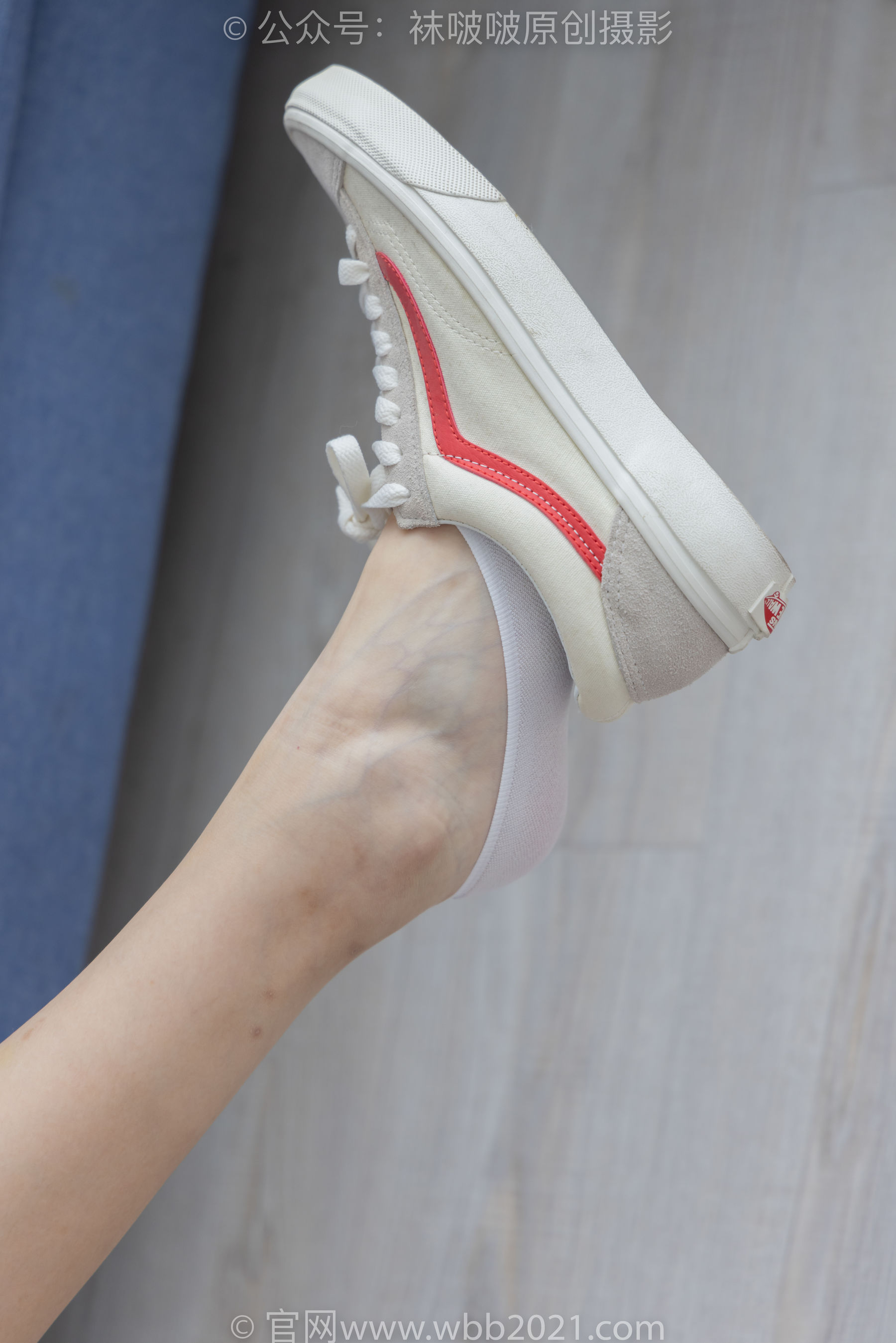 View - BoBoSocks袜啵啵 - Chiness Model  No.414 小甜豆 -板鞋、帆布鞋、短白丝、船袜 - 图库库