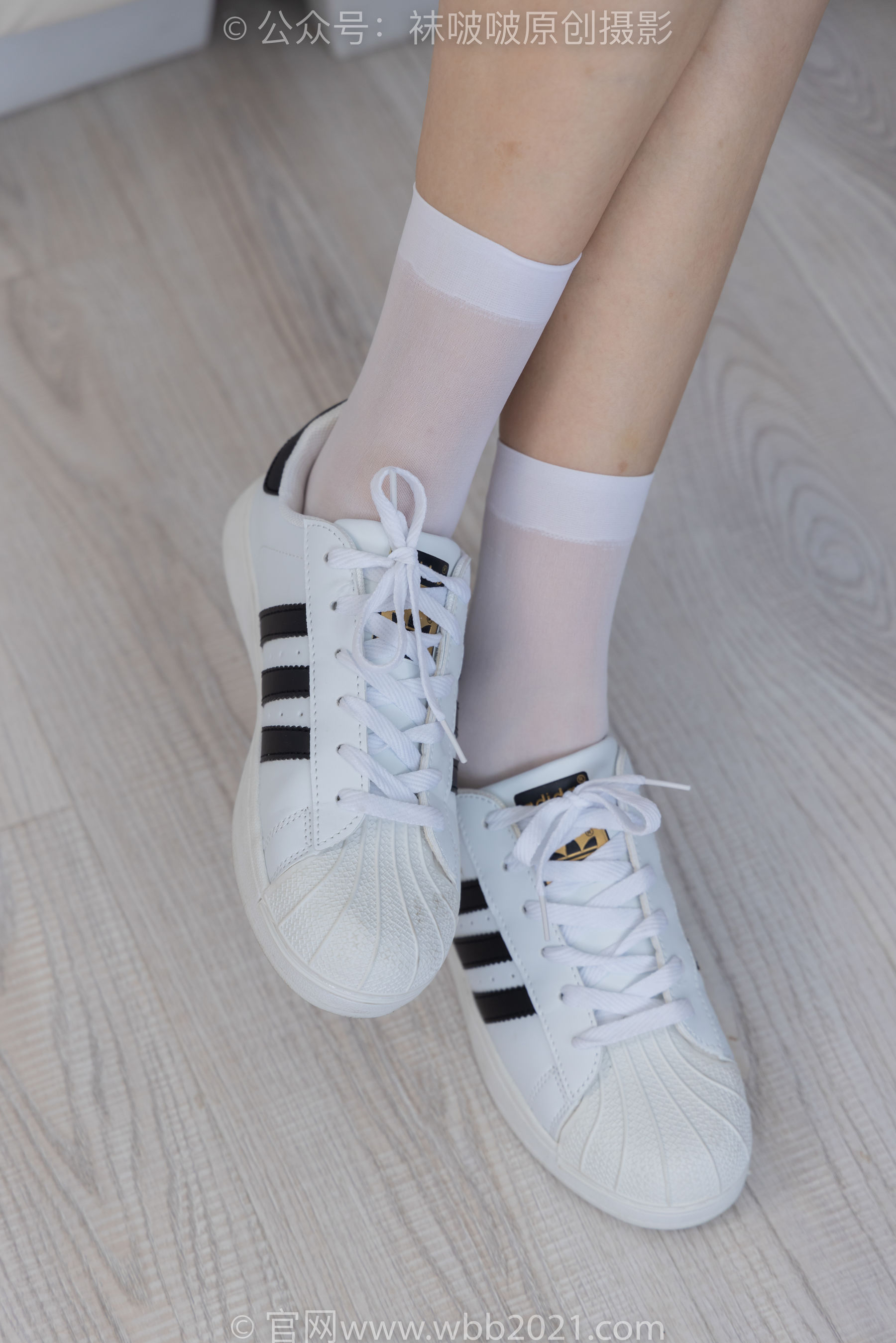 View - BoBoSocks袜啵啵 - Chiness Model  No.414 小甜豆 -板鞋、帆布鞋、短白丝、船袜 - 图库库