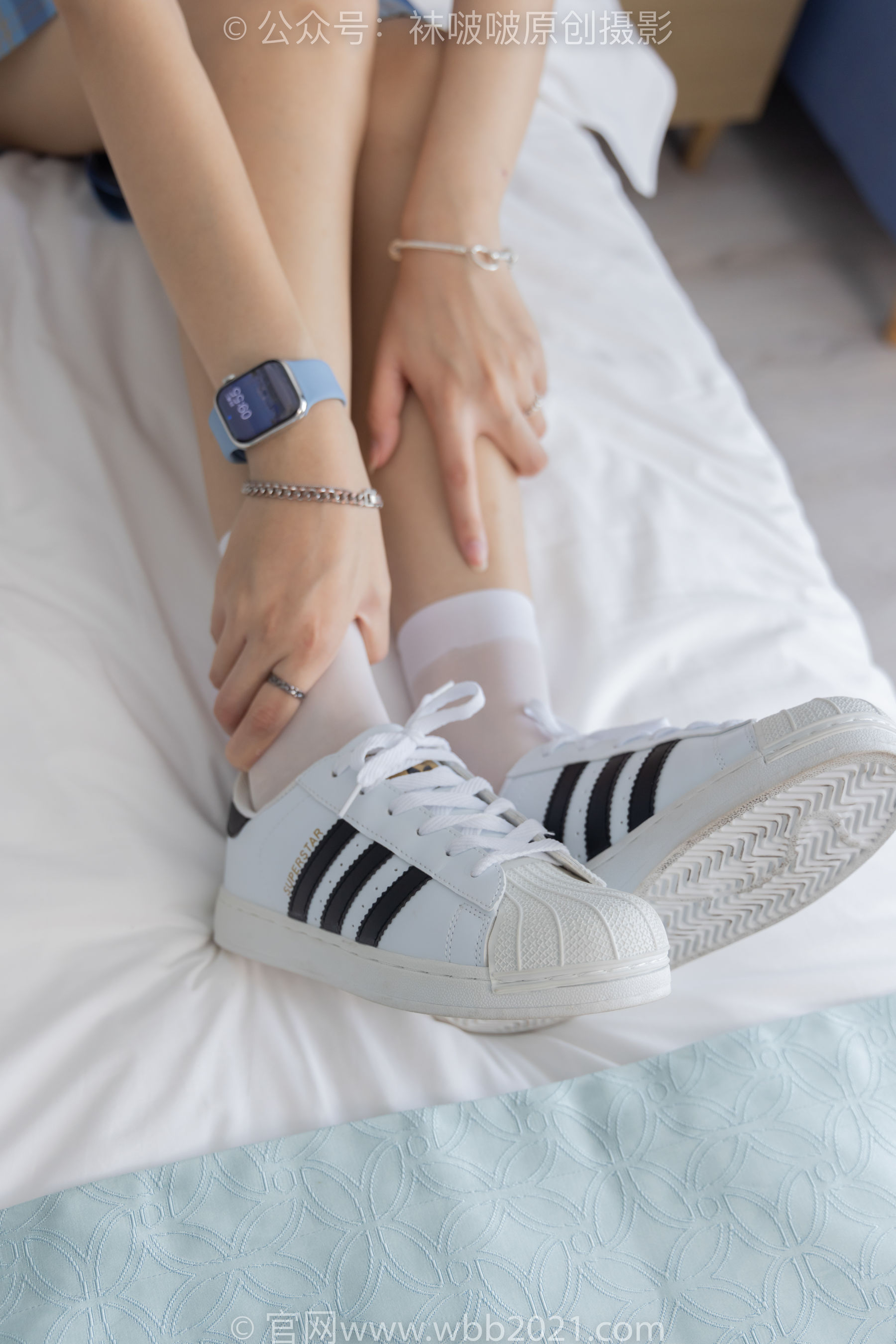 View - BoBoSocks袜啵啵 - Chiness Model  No.414 小甜豆 -板鞋、帆布鞋、短白丝、船袜 - 图库库