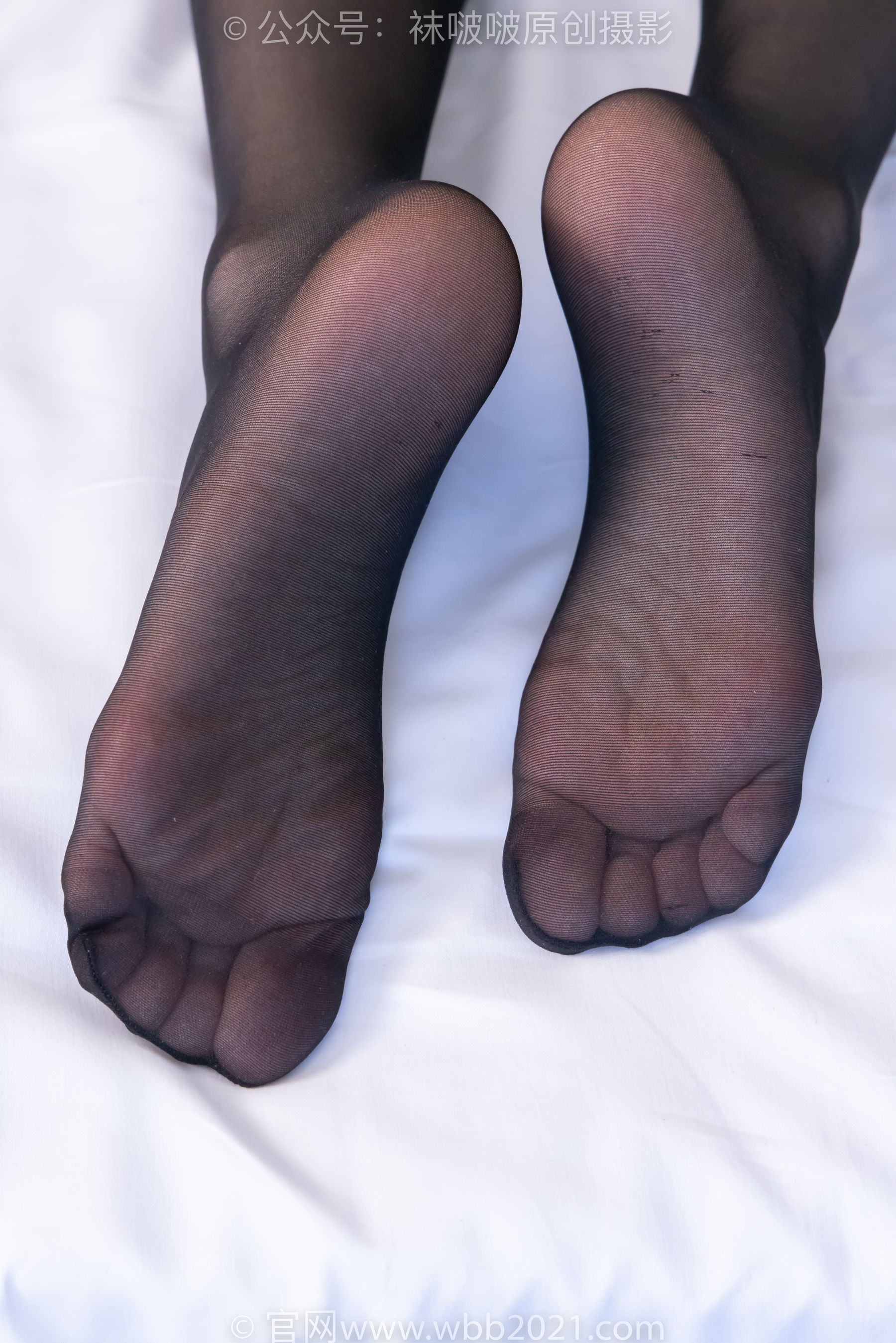 View - BoBoSocks袜啵啵 - Chiness Model  No.412 稚予 -透明高跟鞋、黑丝、裸足、裸足 - 图库库