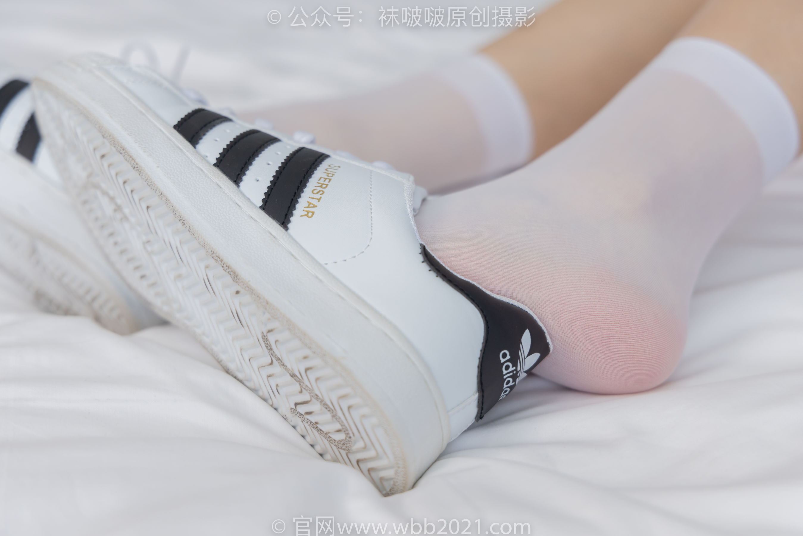 View - BoBoSocks袜啵啵 - Chiness Model  No.414 小甜豆 -板鞋、帆布鞋、短白丝、船袜 - 图库库