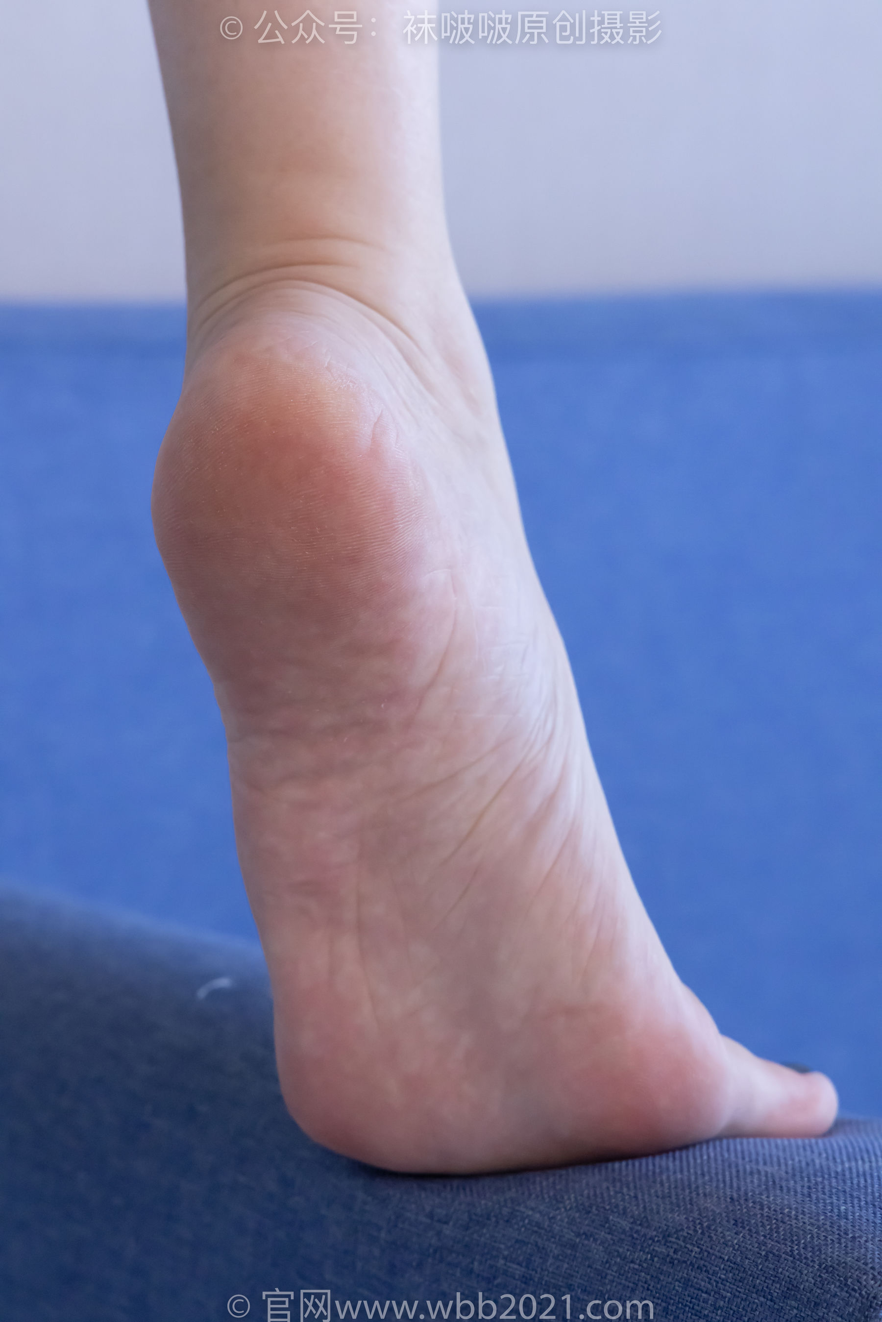 View - BoBoSocks袜啵啵 - Chiness Model  No.412 稚予 -透明高跟鞋、黑丝、裸足、裸足 - 图库库