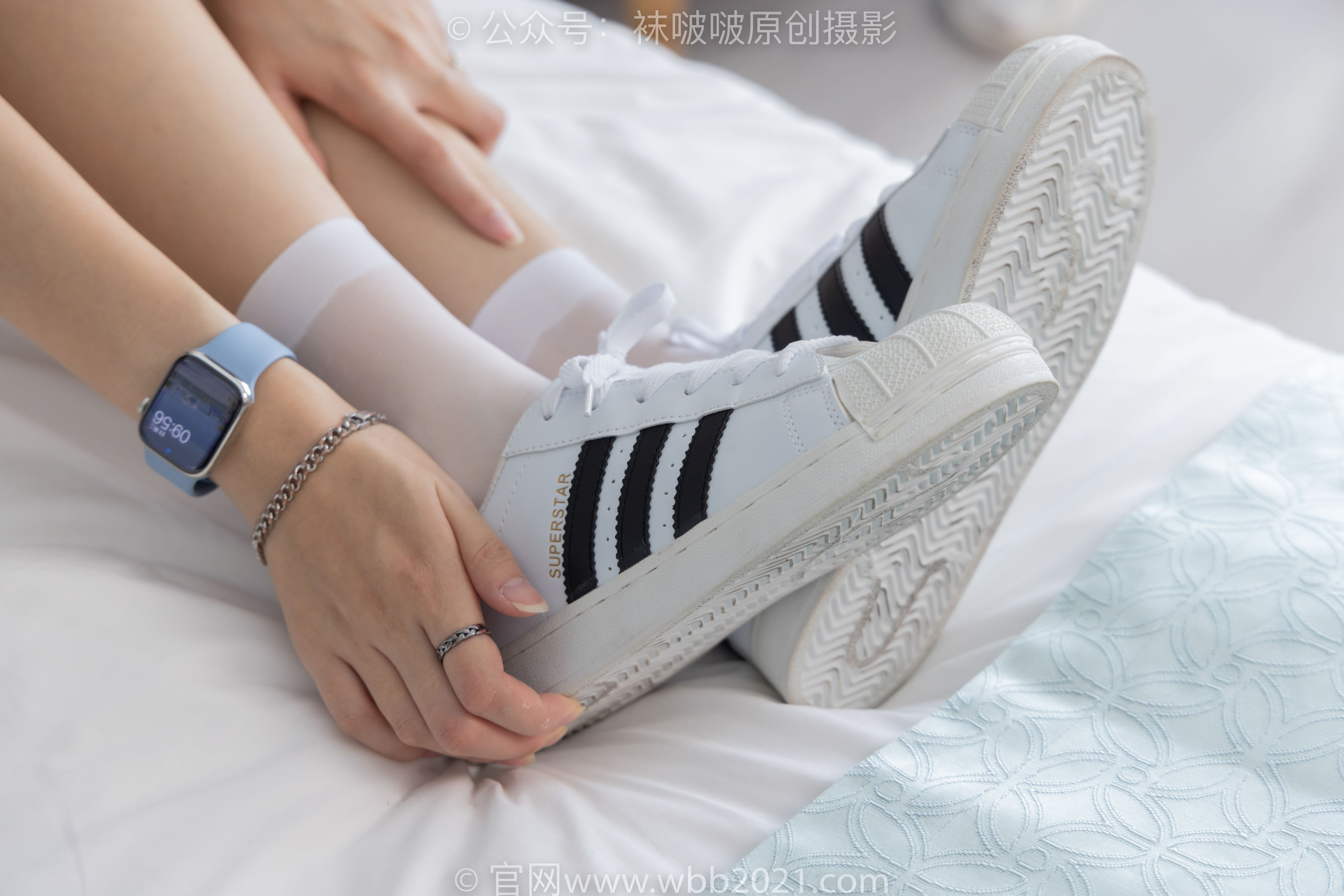 View - BoBoSocks袜啵啵 - Chiness Model  No.414 小甜豆 -板鞋、帆布鞋、短白丝、船袜 - 图库库