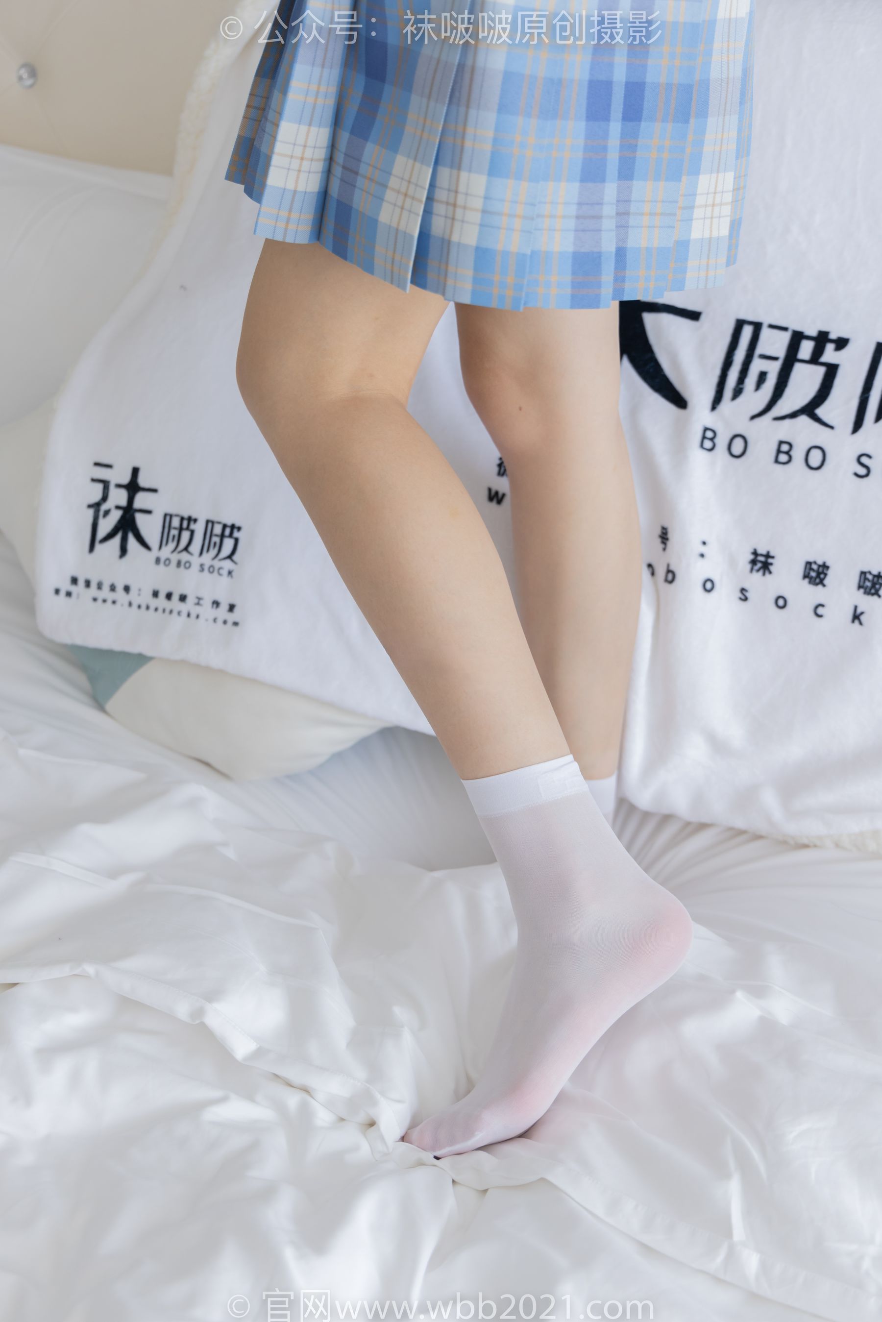 View - BoBoSocks袜啵啵 - Chiness Model  No.414 小甜豆 -板鞋、帆布鞋、短白丝、船袜 - 图库库
