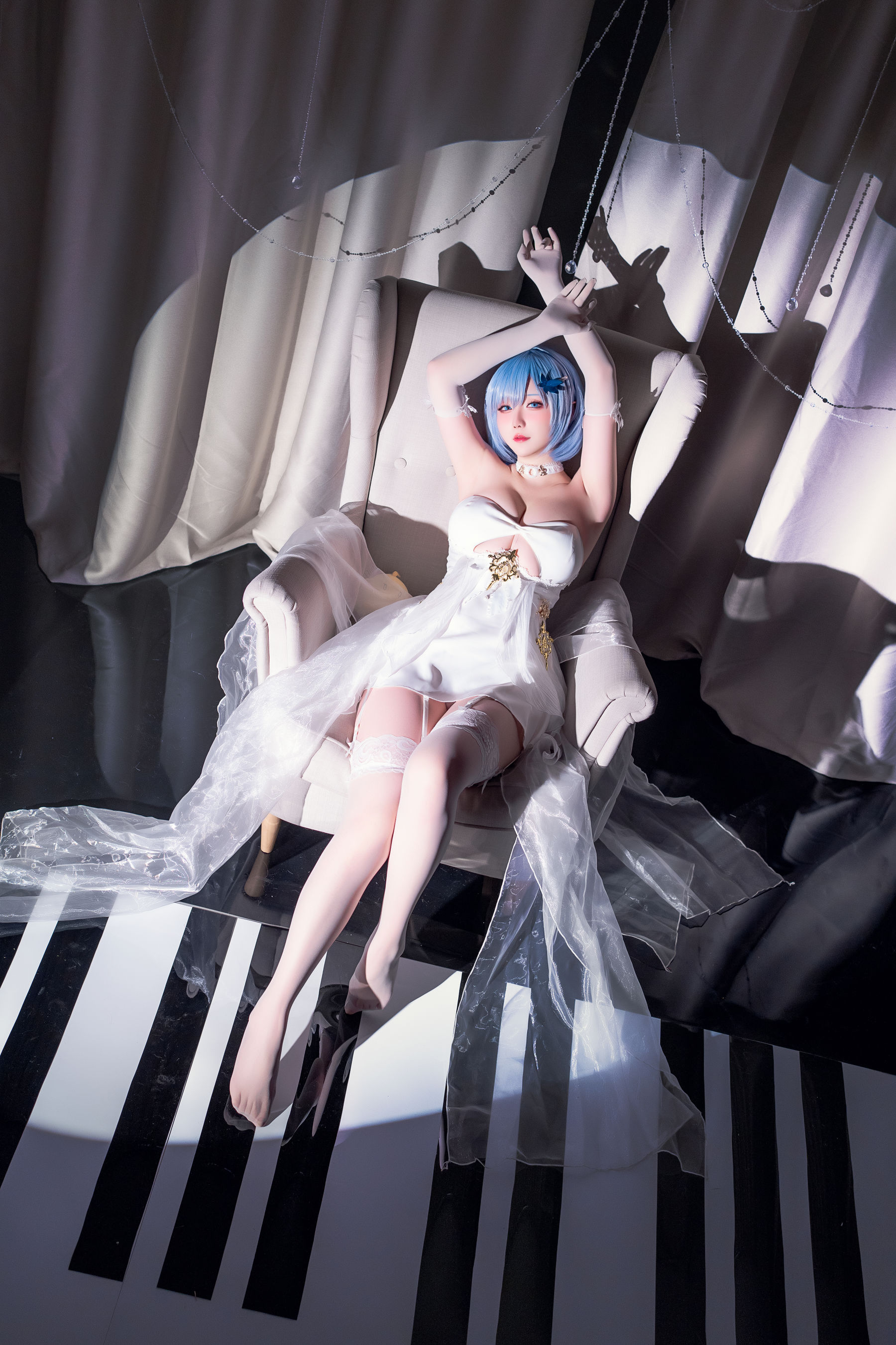 View - Coser小姐姐 星之迟迟 - Chiness Model  - 恰巴耶夫礼服 - 图库库