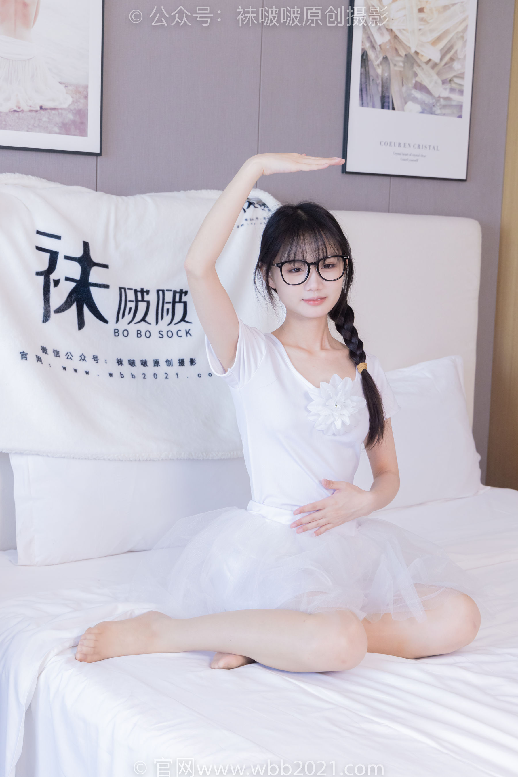 View - BoBoSocks袜啵啵 - Chiness Model  No.415 甜甜圈 -高跟鞋、油亮肉丝、芭蕾舞服 - 图库库