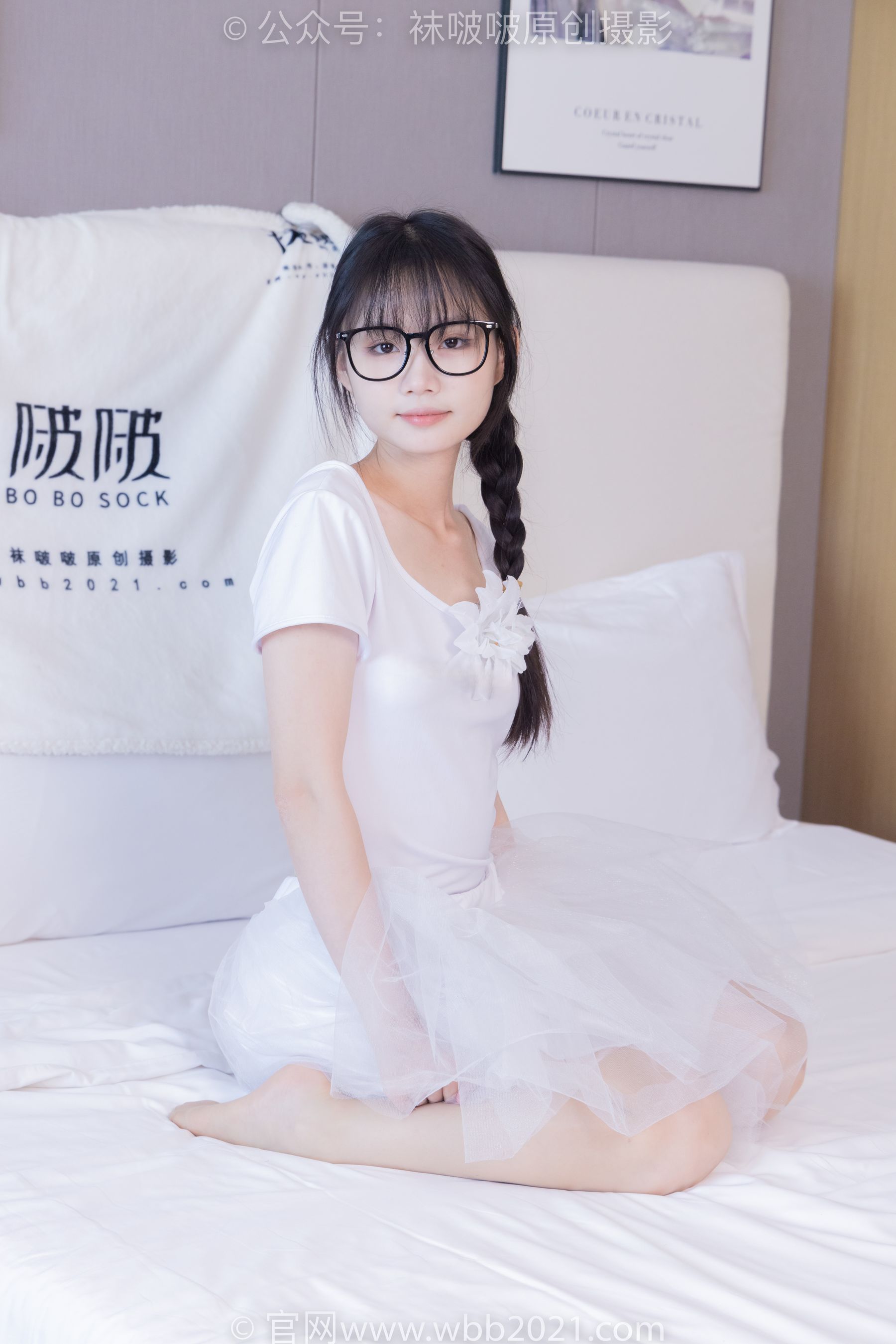 View - BoBoSocks袜啵啵 - Chiness Model  No.415 甜甜圈 -高跟鞋、油亮肉丝、芭蕾舞服 - 图库库