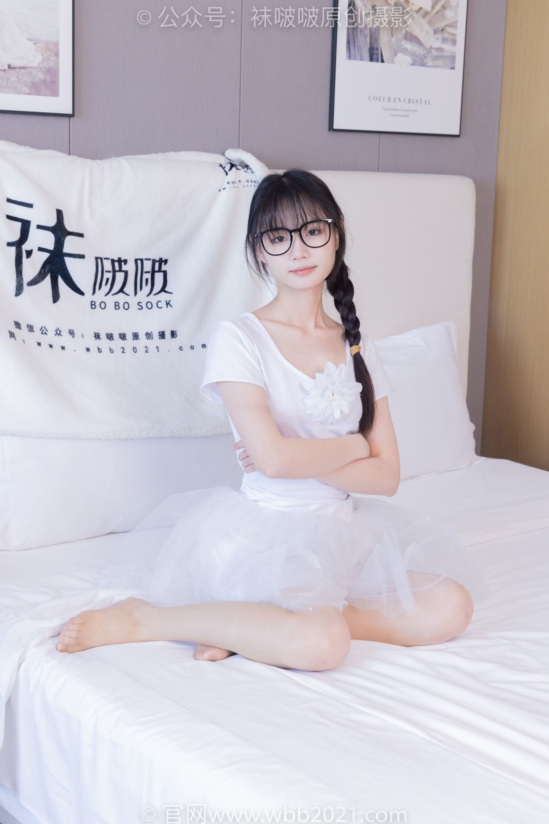 View - BoBoSocks袜啵啵 - Chiness Model  No.415 甜甜圈 -高跟鞋、油亮肉丝、芭蕾舞服 - 图库库