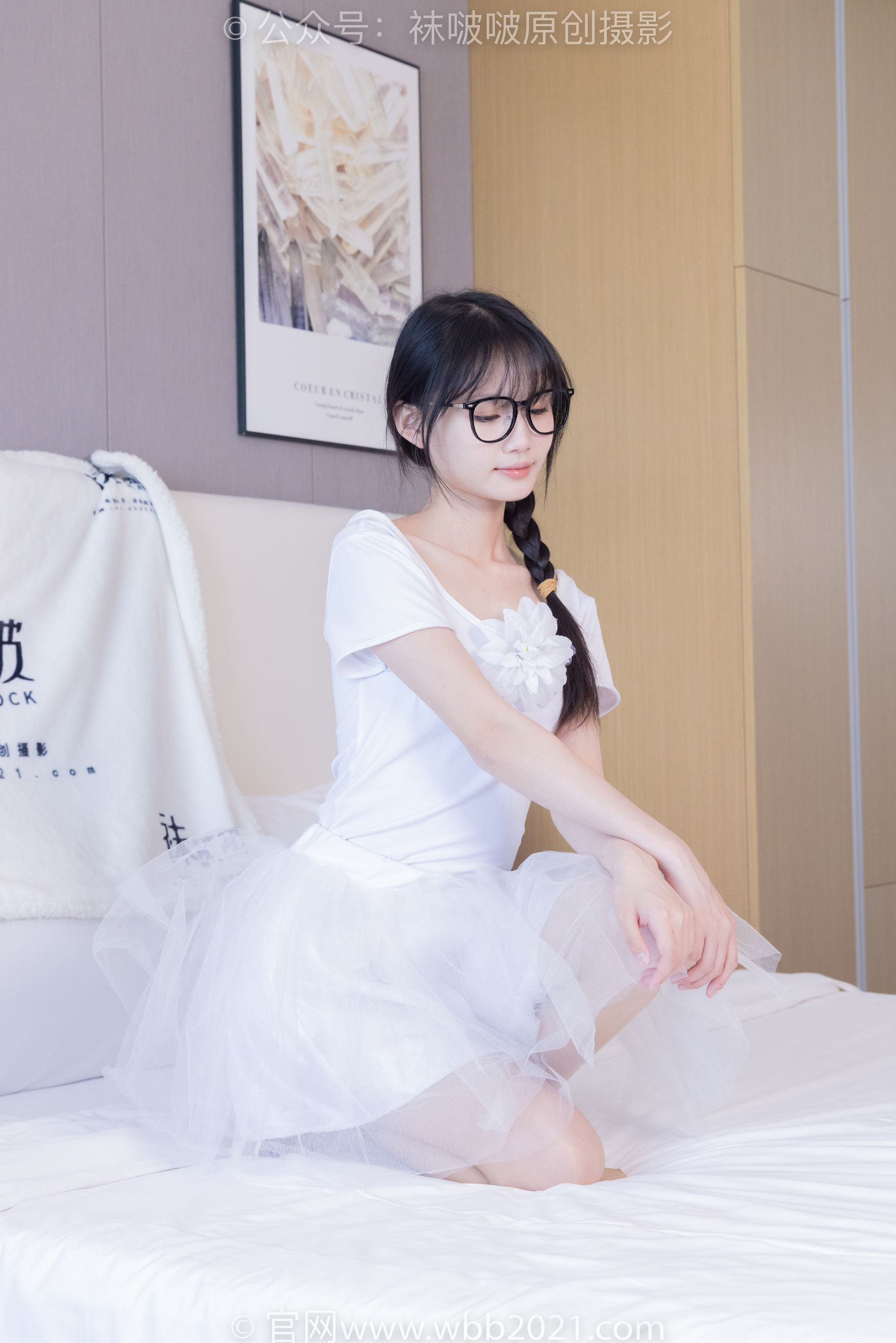 View - BoBoSocks袜啵啵 - Chiness Model  No.415 甜甜圈 -高跟鞋、油亮肉丝、芭蕾舞服 - 图库库