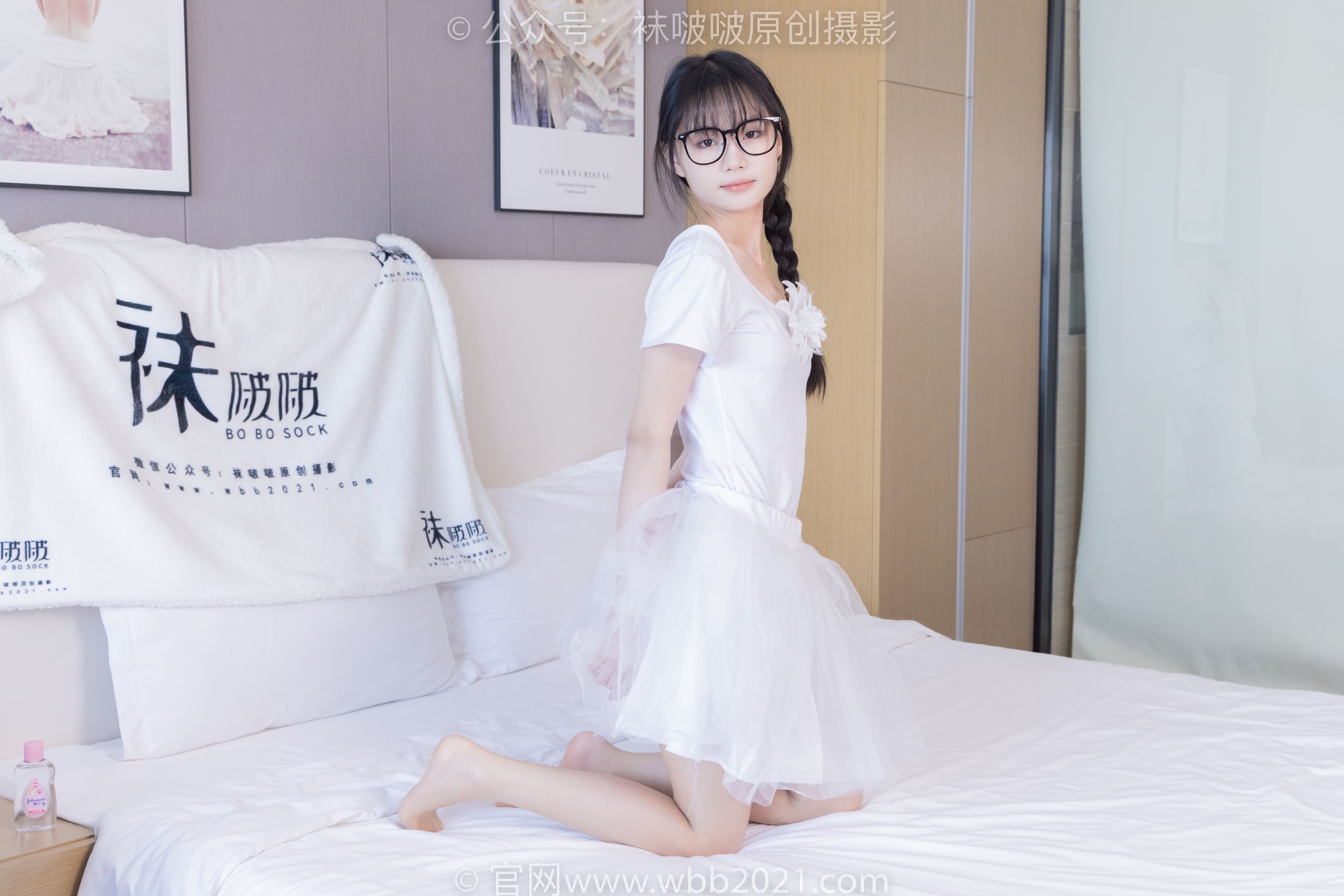 View - BoBoSocks袜啵啵 - Chiness Model  No.415 甜甜圈 -高跟鞋、油亮肉丝、芭蕾舞服 - 图库库