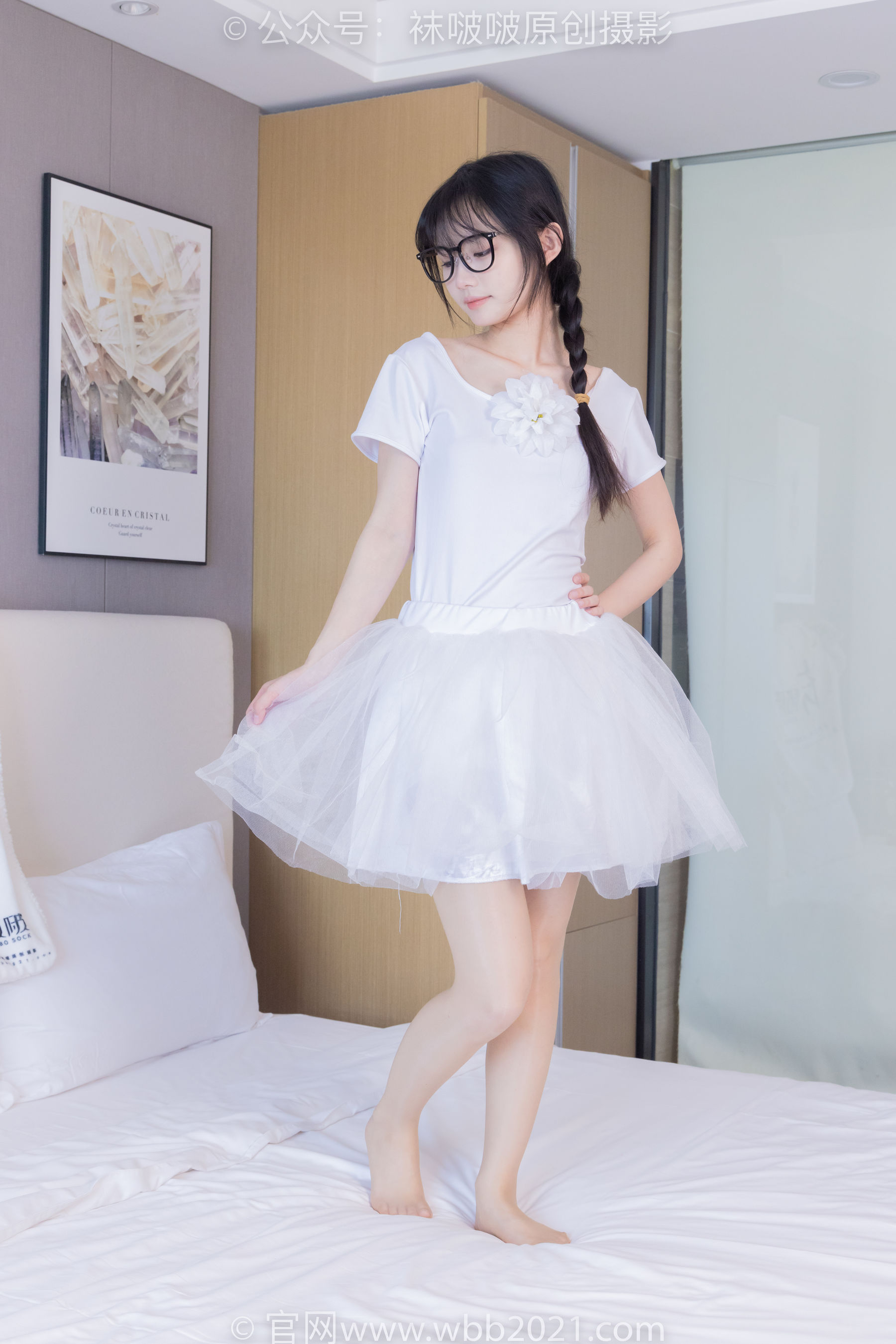 View - BoBoSocks袜啵啵 - Chiness Model  No.415 甜甜圈 -高跟鞋、油亮肉丝、芭蕾舞服 - 图库库