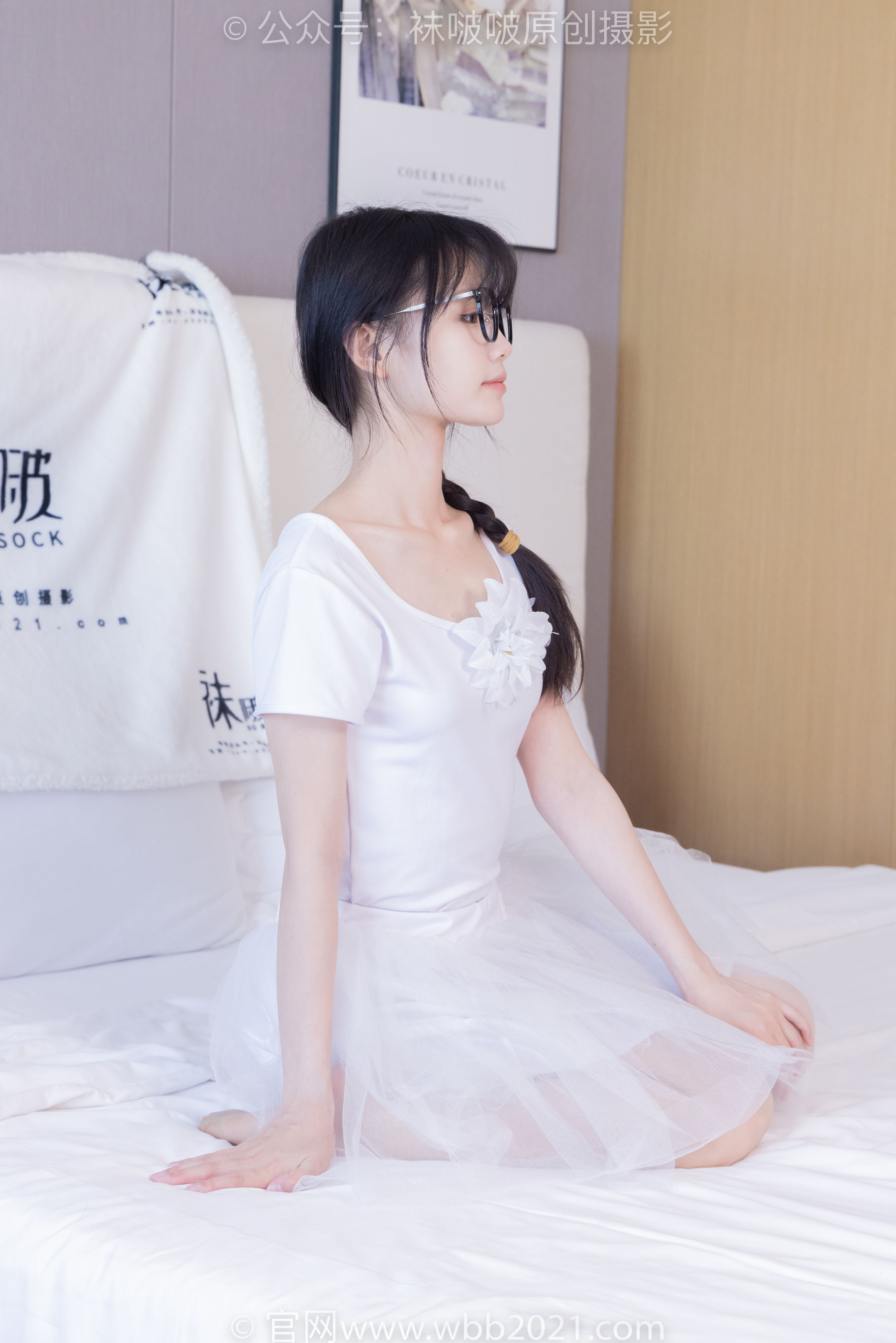 View - BoBoSocks袜啵啵 - Chiness Model  No.415 甜甜圈 -高跟鞋、油亮肉丝、芭蕾舞服 - 图库库