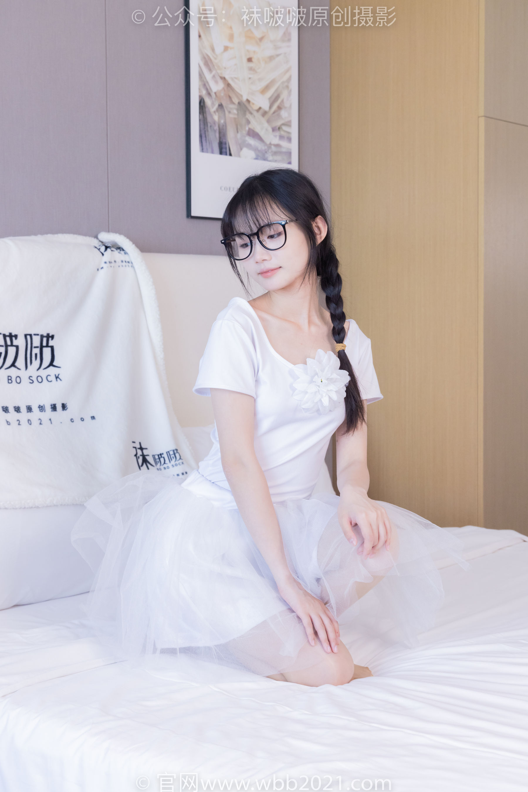 View - BoBoSocks袜啵啵 - Chiness Model  No.415 甜甜圈 -高跟鞋、油亮肉丝、芭蕾舞服 - 图库库