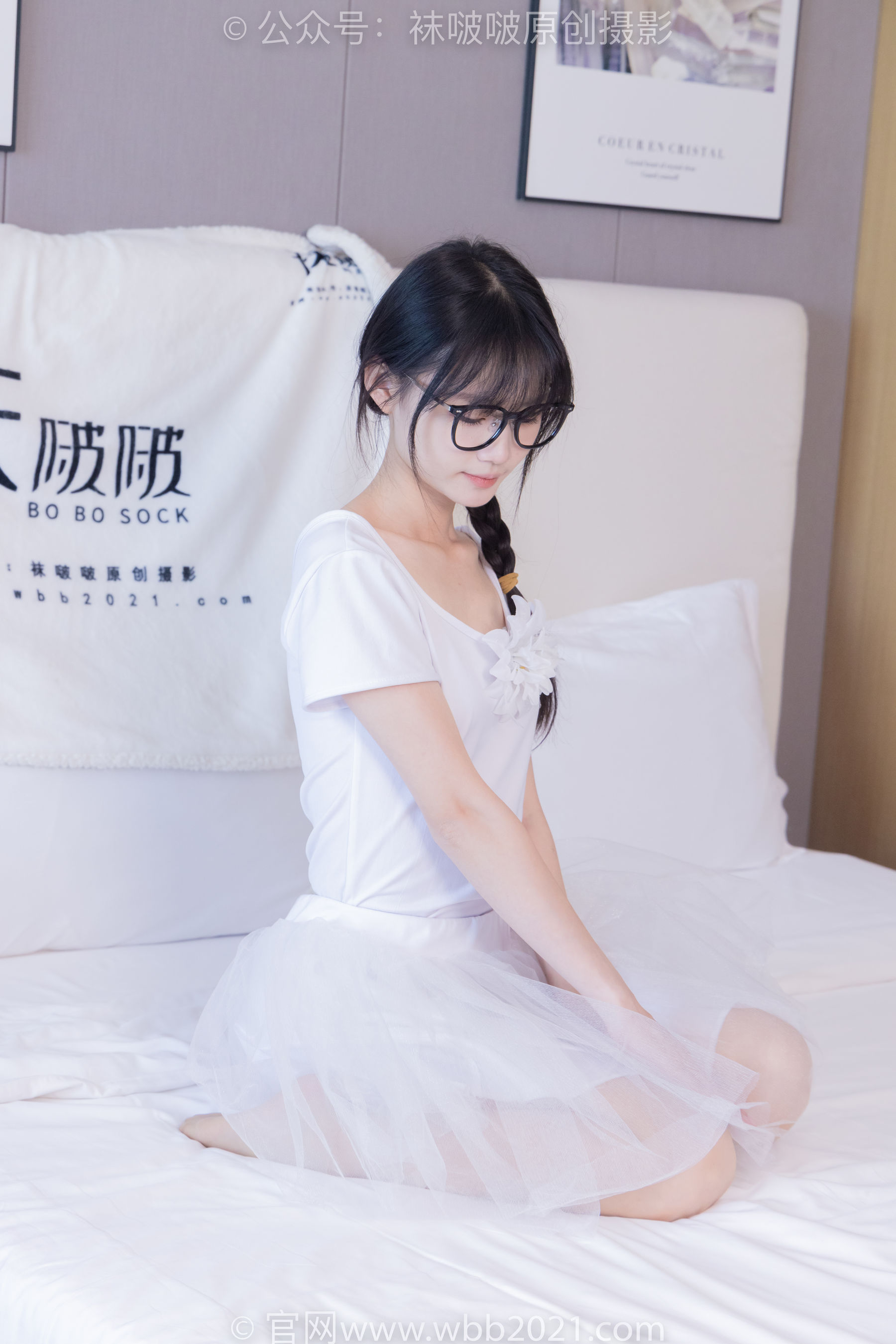 View - BoBoSocks袜啵啵 - Chiness Model  No.415 甜甜圈 -高跟鞋、油亮肉丝、芭蕾舞服 - 图库库