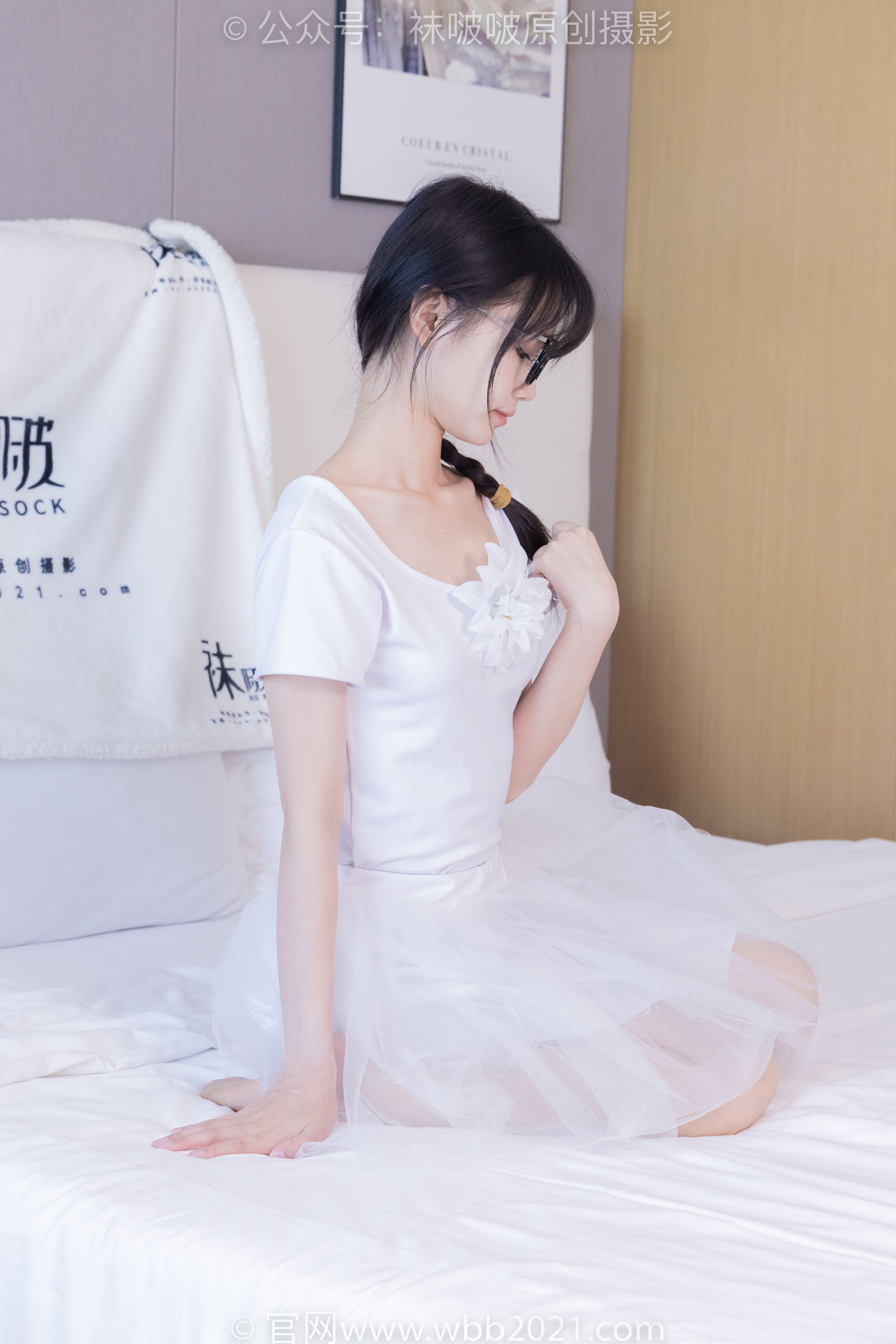 View - BoBoSocks袜啵啵 - Chiness Model  No.415 甜甜圈 -高跟鞋、油亮肉丝、芭蕾舞服 - 图库库