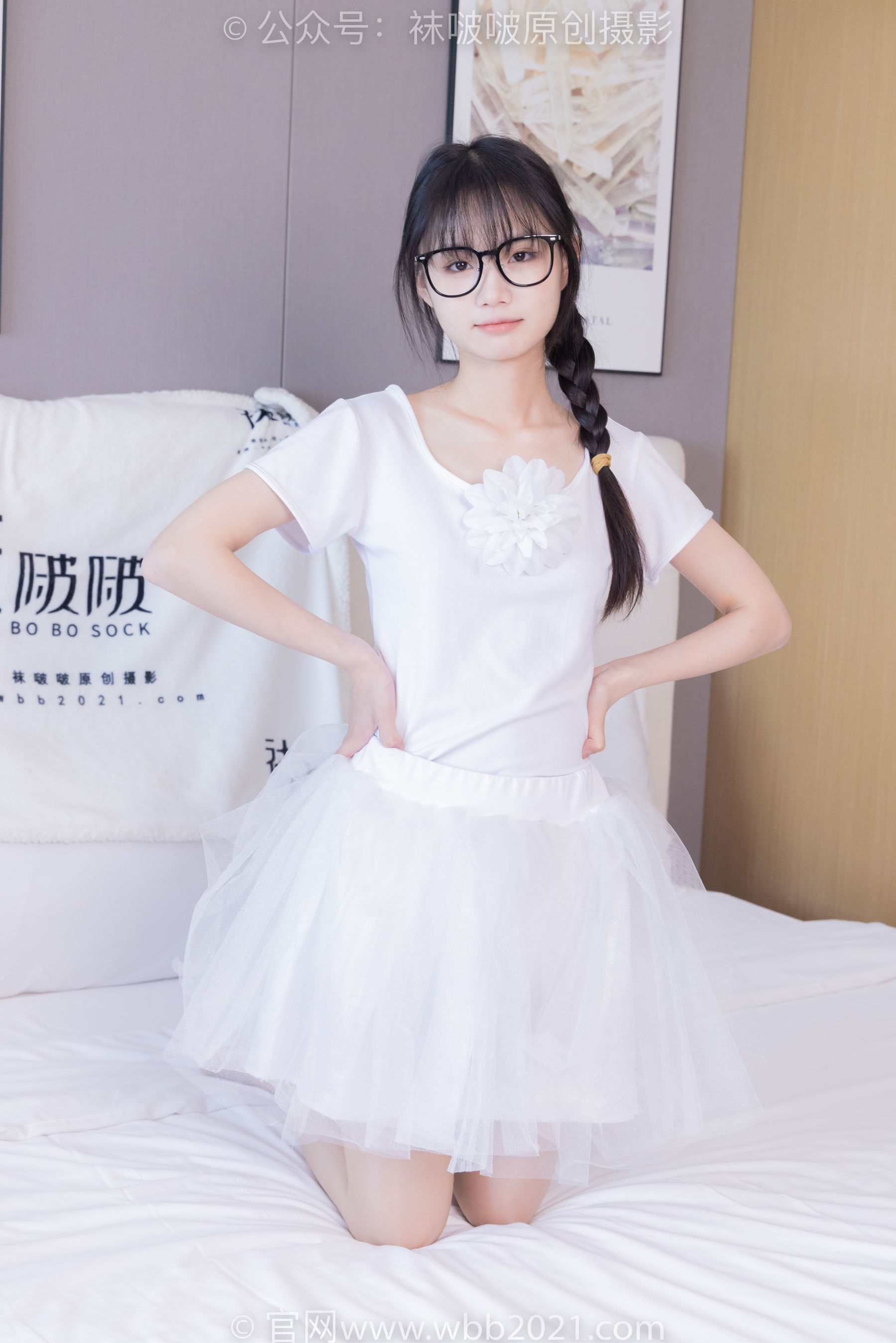 View - BoBoSocks袜啵啵 - Chiness Model  No.415 甜甜圈 -高跟鞋、油亮肉丝、芭蕾舞服 - 图库库