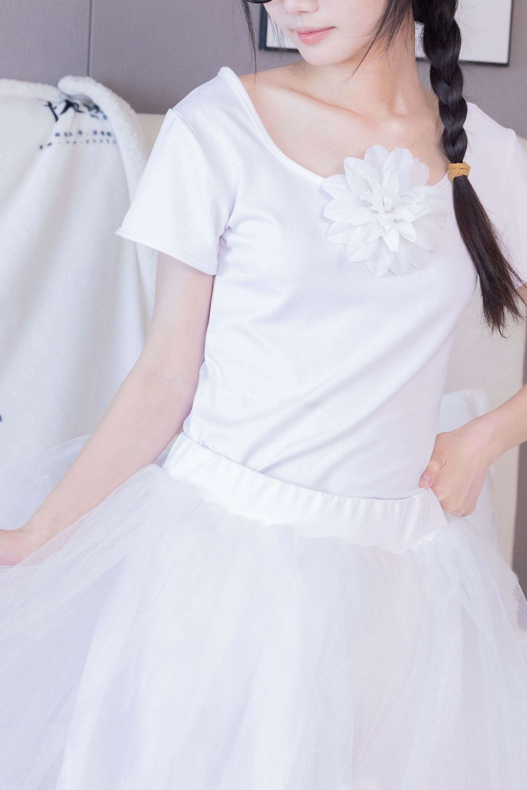 View - BoBoSocks袜啵啵 - Chiness Model  No.415 甜甜圈 -高跟鞋、油亮肉丝、芭蕾舞服 - 图库库