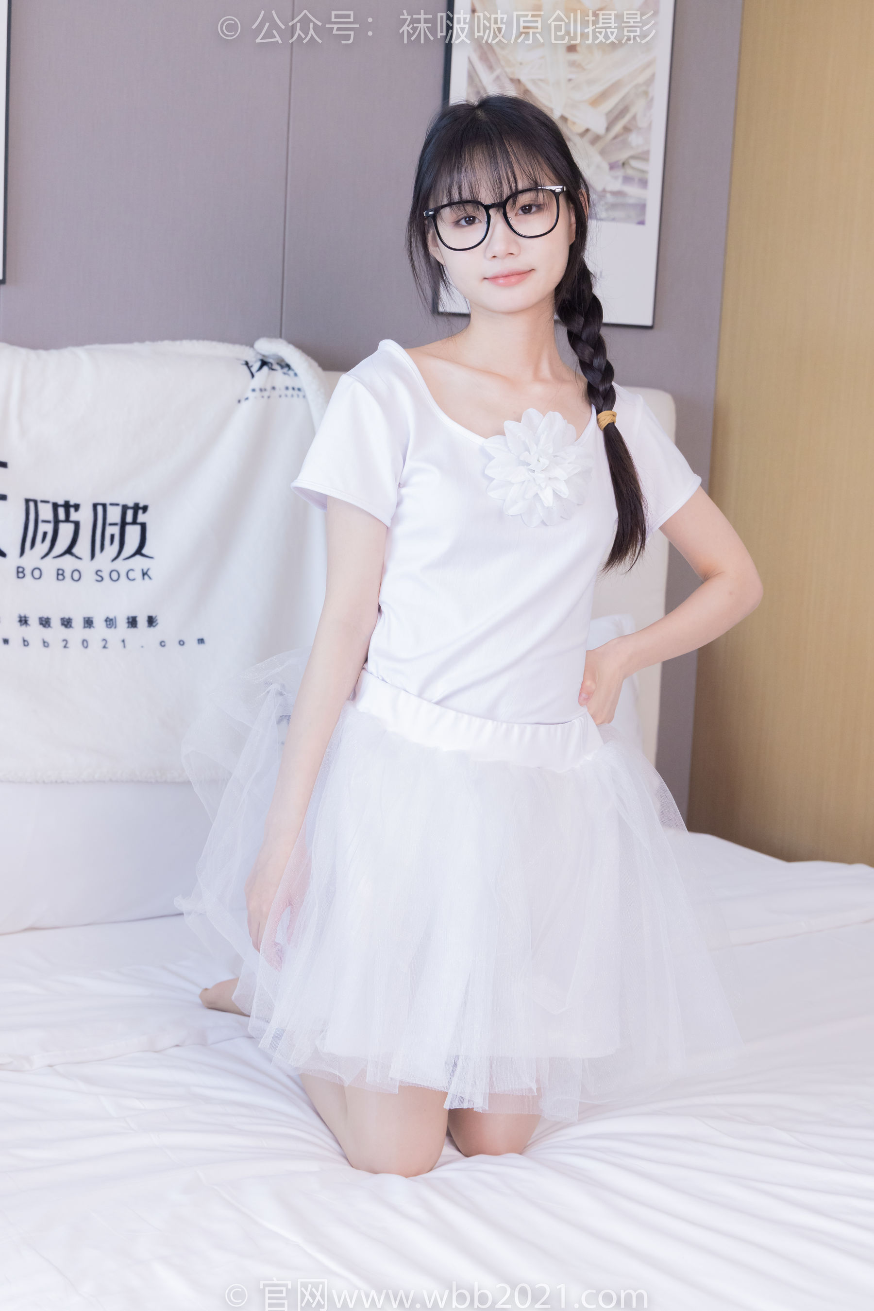 View - BoBoSocks袜啵啵 - Chiness Model  No.415 甜甜圈 -高跟鞋、油亮肉丝、芭蕾舞服 - 图库库