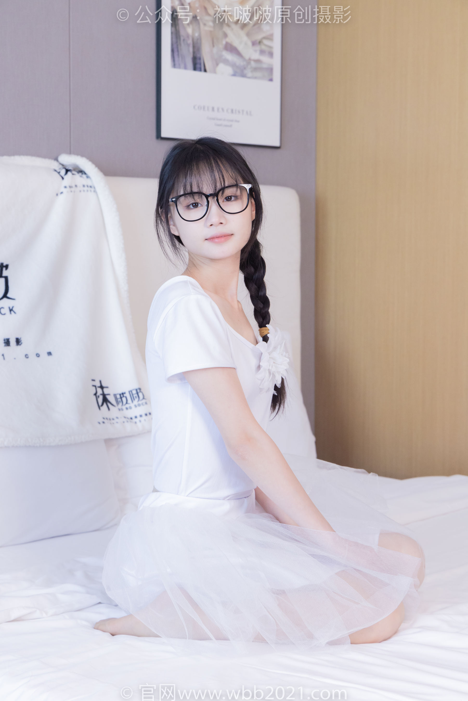 View - BoBoSocks袜啵啵 - Chiness Model  No.415 甜甜圈 -高跟鞋、油亮肉丝、芭蕾舞服 - 图库库