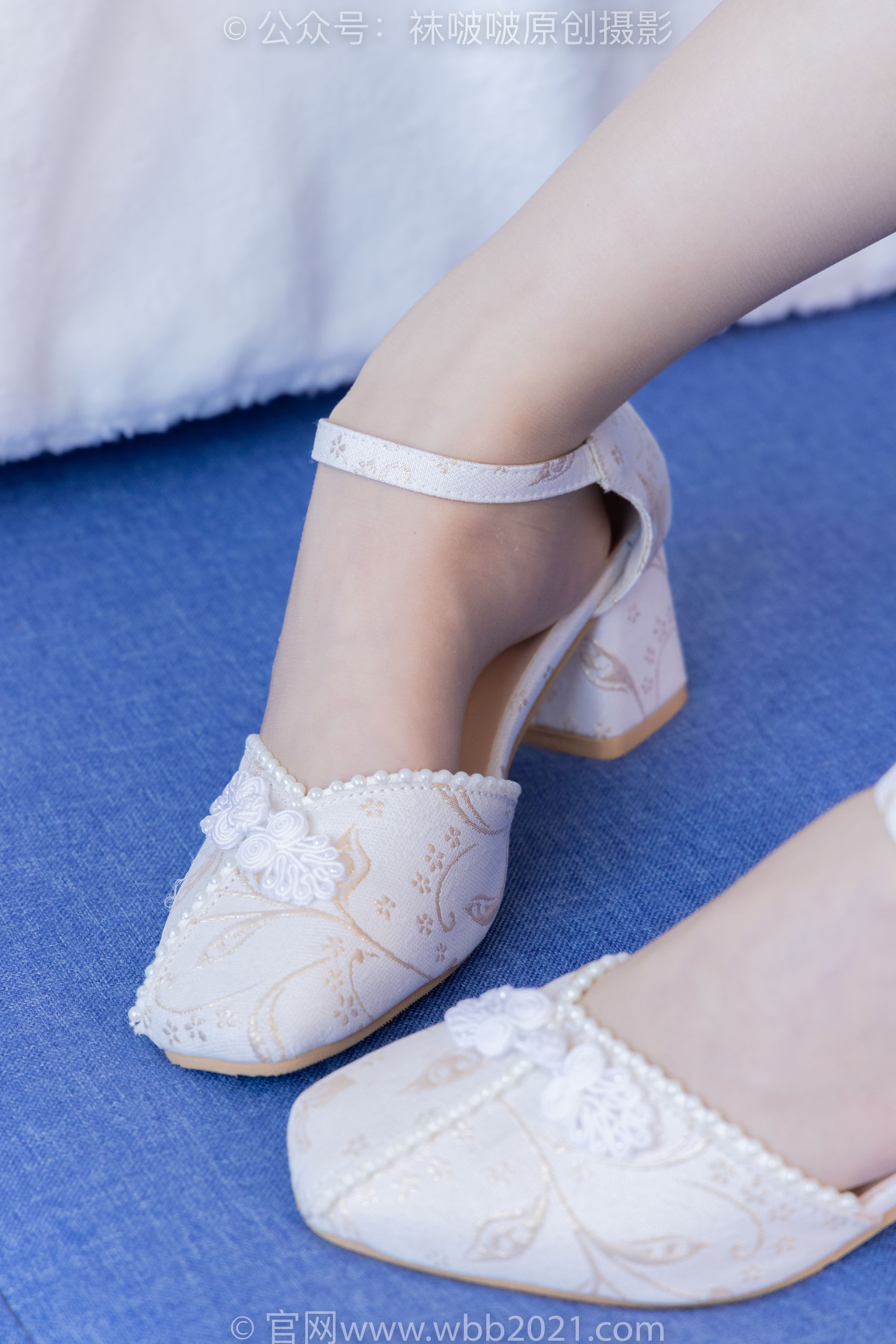 View - BoBoSocks袜啵啵 - Chiness Model  No.415 甜甜圈 -高跟鞋、油亮肉丝、芭蕾舞服 - 图库库