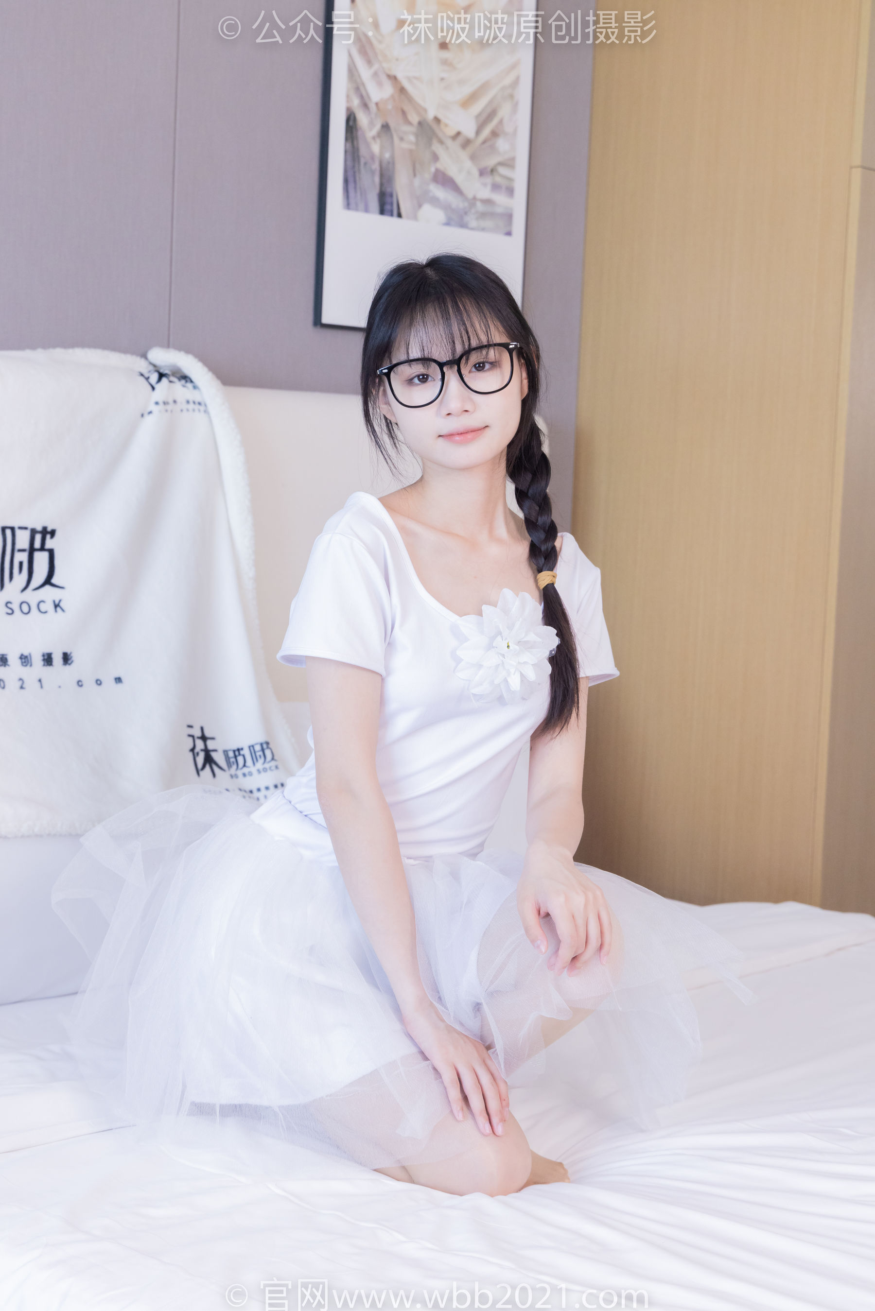 View - BoBoSocks袜啵啵 - Chiness Model  No.415 甜甜圈 -高跟鞋、油亮肉丝、芭蕾舞服 - 图库库