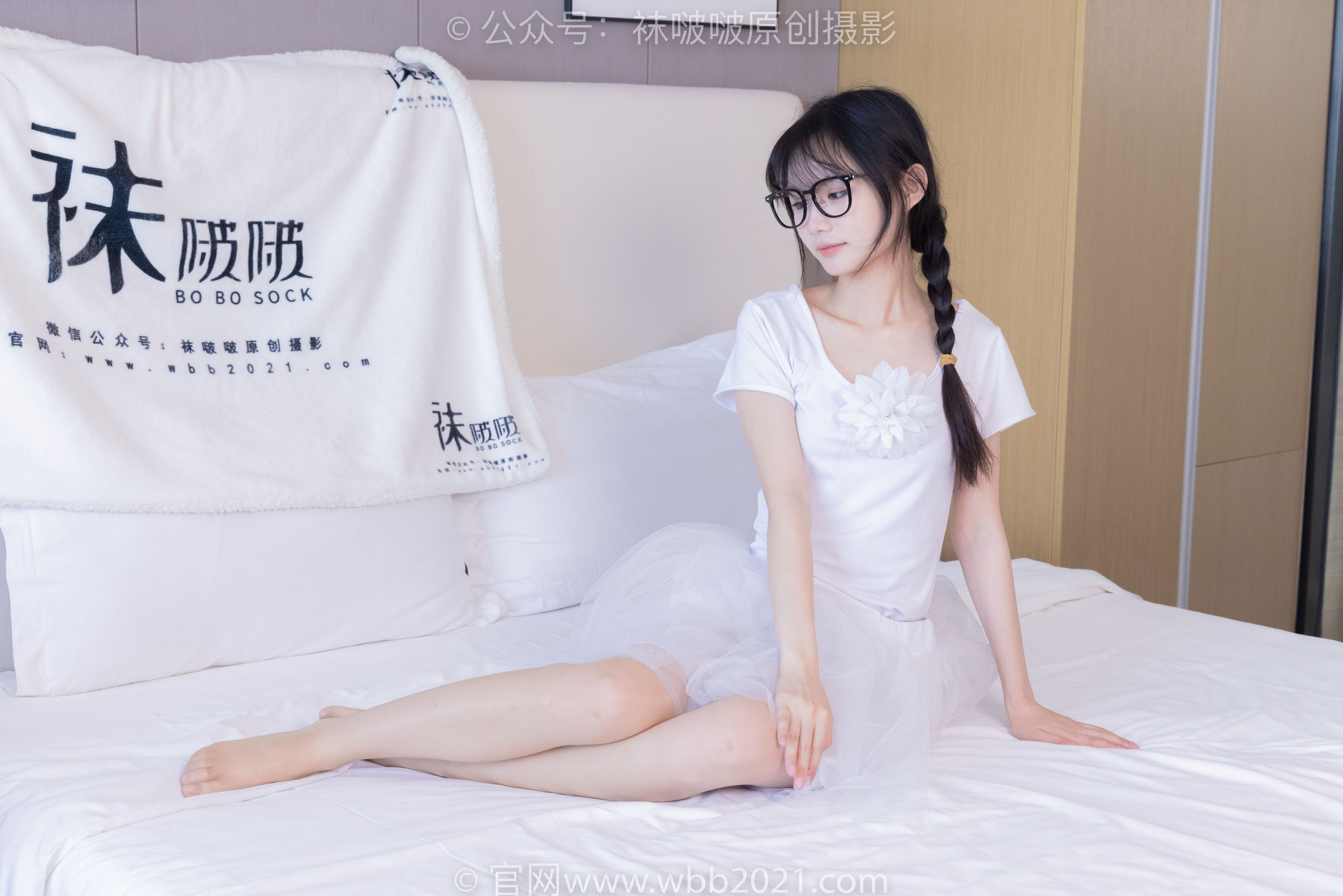 View - BoBoSocks袜啵啵 - Chiness Model  No.415 甜甜圈 -高跟鞋、油亮肉丝、芭蕾舞服 - 图库库