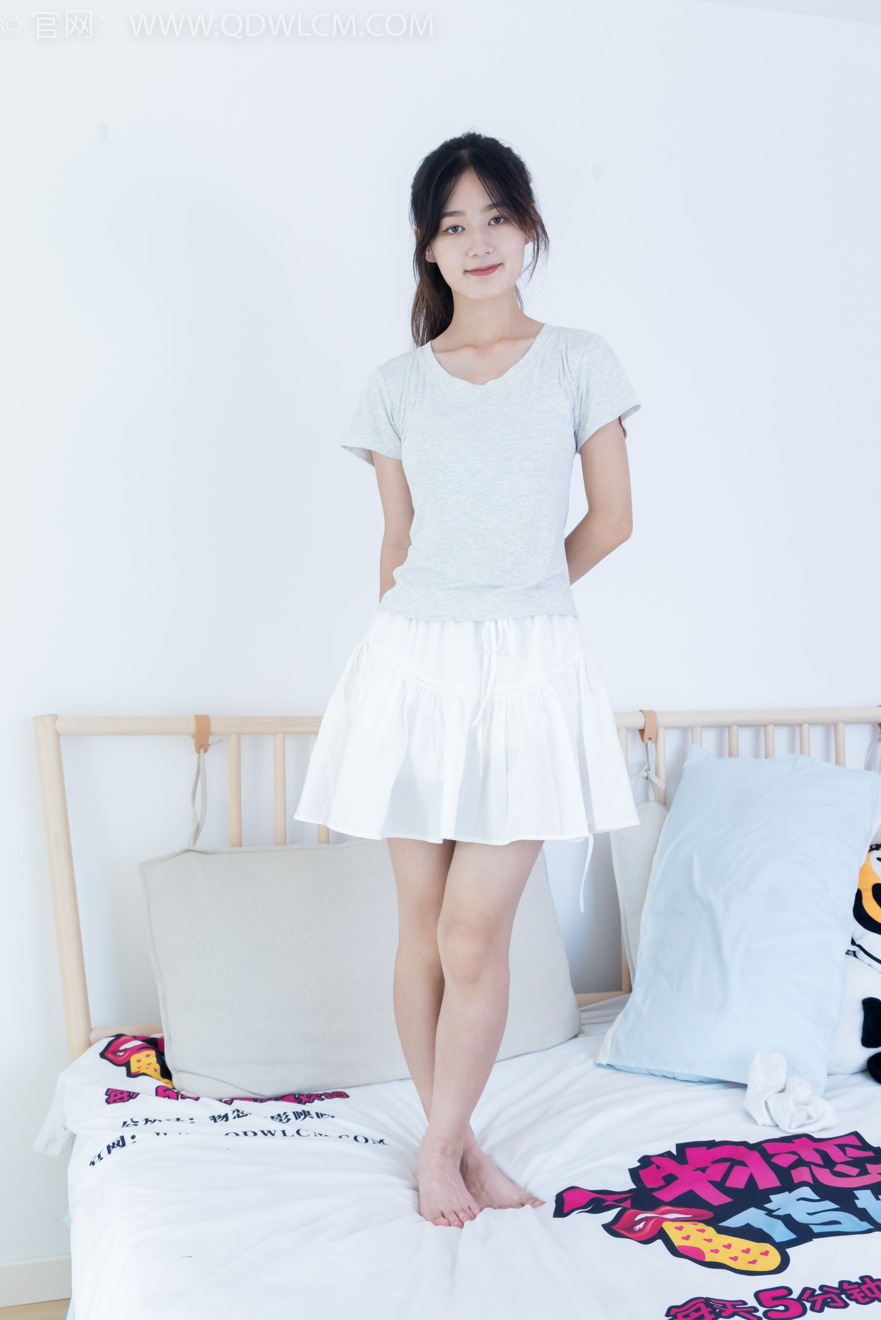 View - 物恋传媒 - Chiness Model  No.2121 芋泥 - 清澈海浪的吟唱 - 图库库