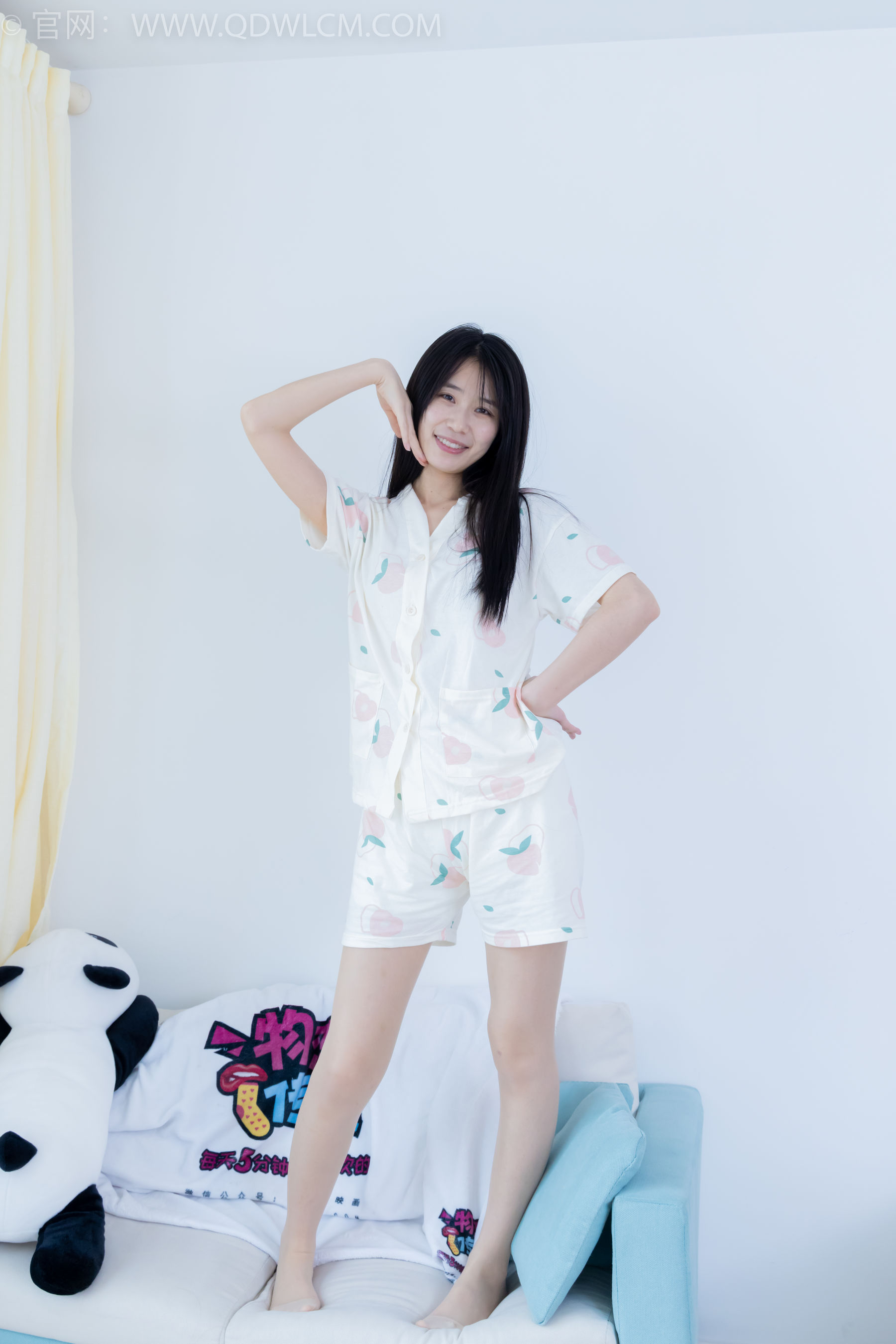 View - 物恋传媒 - Chiness Model  No.2116 菜菜 - 蔚蓝色的街 - 图库库