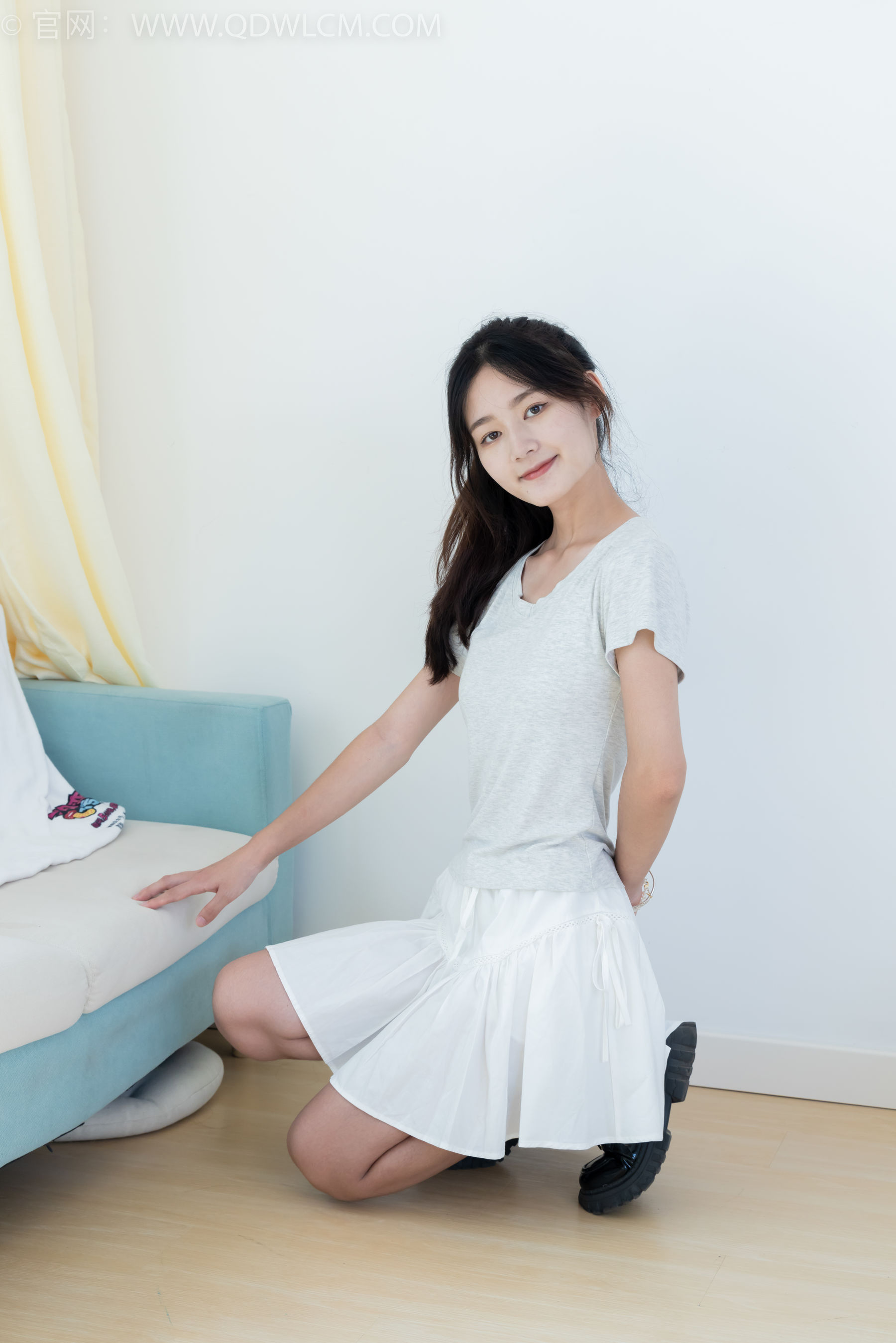 View - 物恋传媒 - Chiness Model  No.2121 芋泥 - 清澈海浪的吟唱 - 图库库