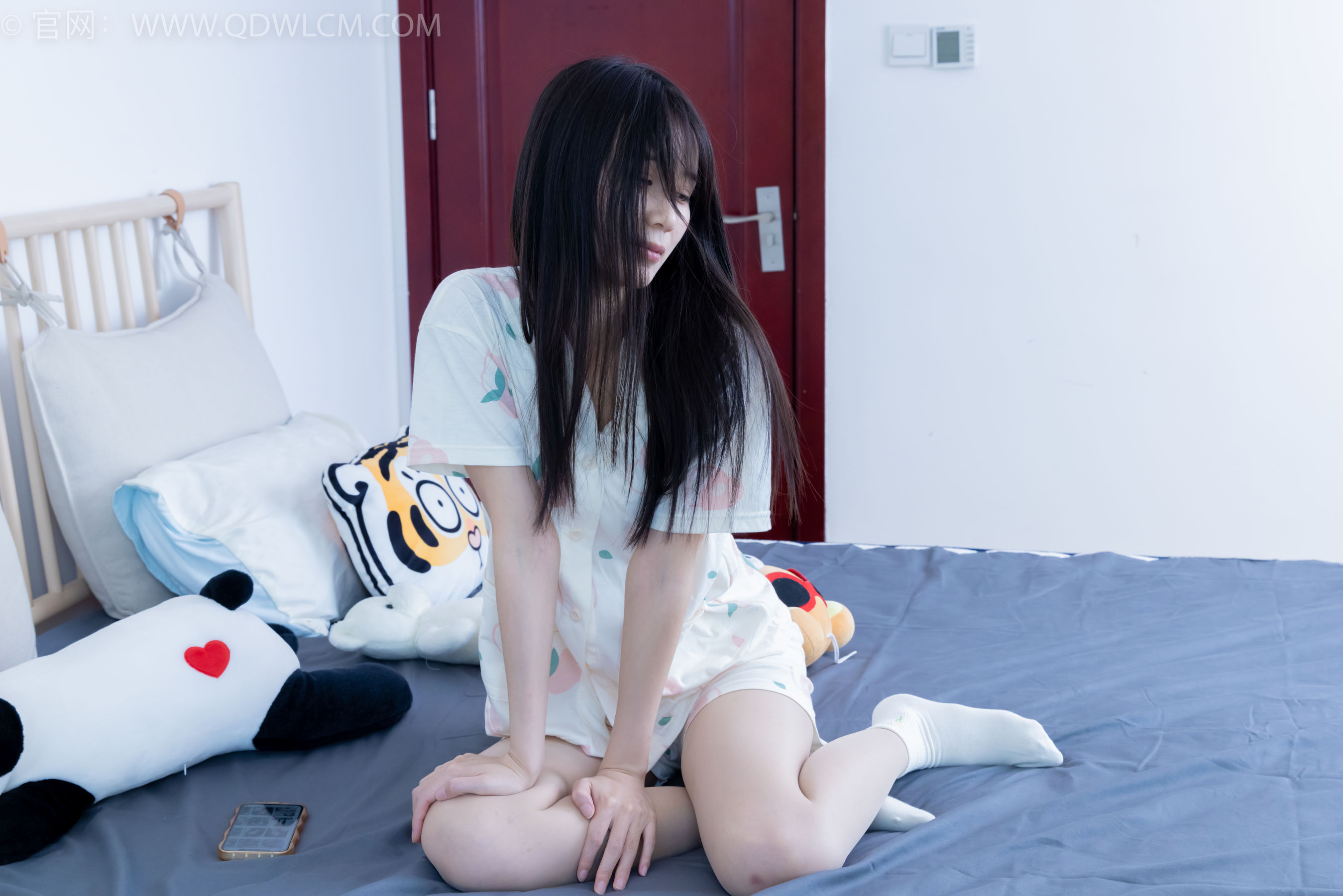 View - 物恋传媒 - Chiness Model  No.2116 菜菜 - 蔚蓝色的街 - 图库库