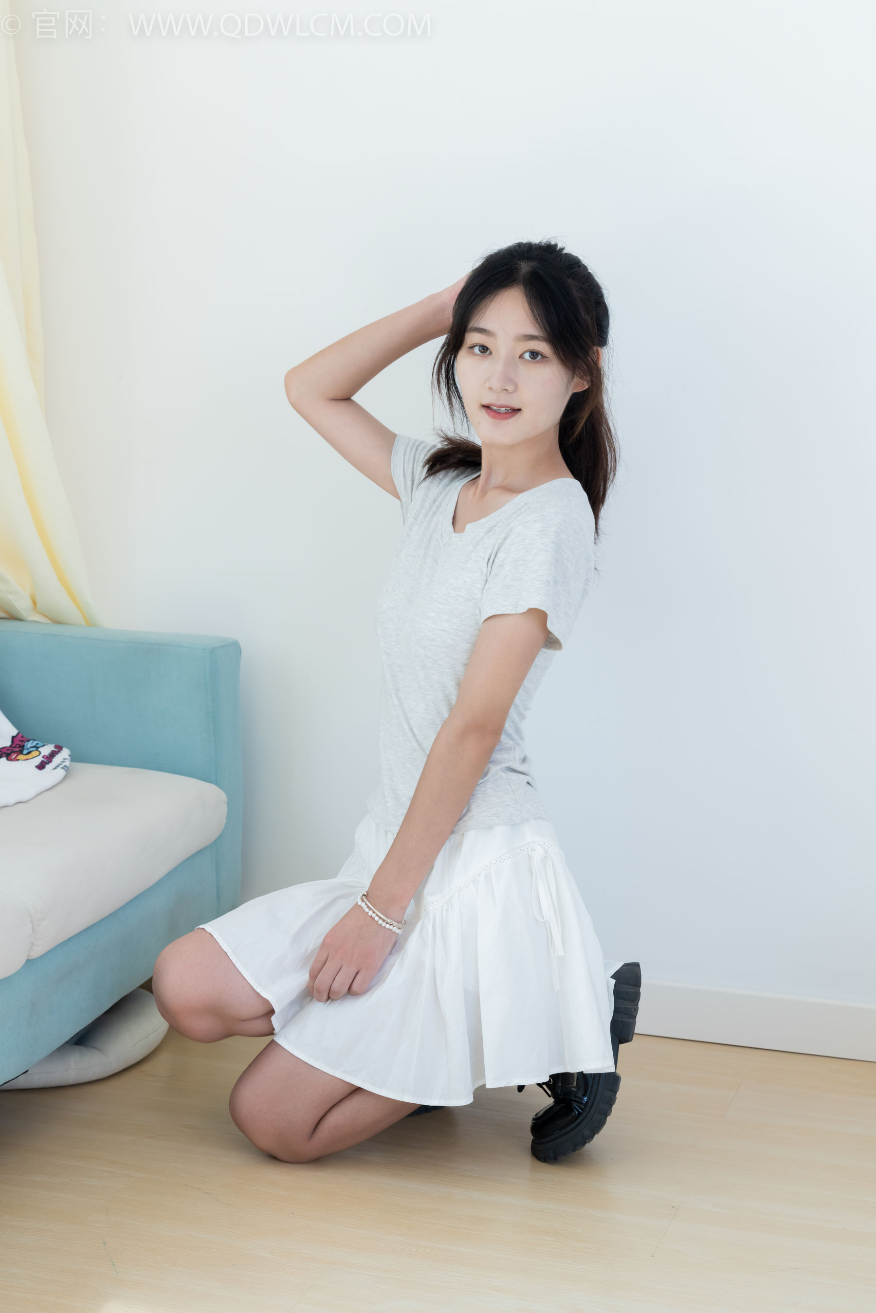 View - 物恋传媒 - Chiness Model  No.2121 芋泥 - 清澈海浪的吟唱 - 图库库