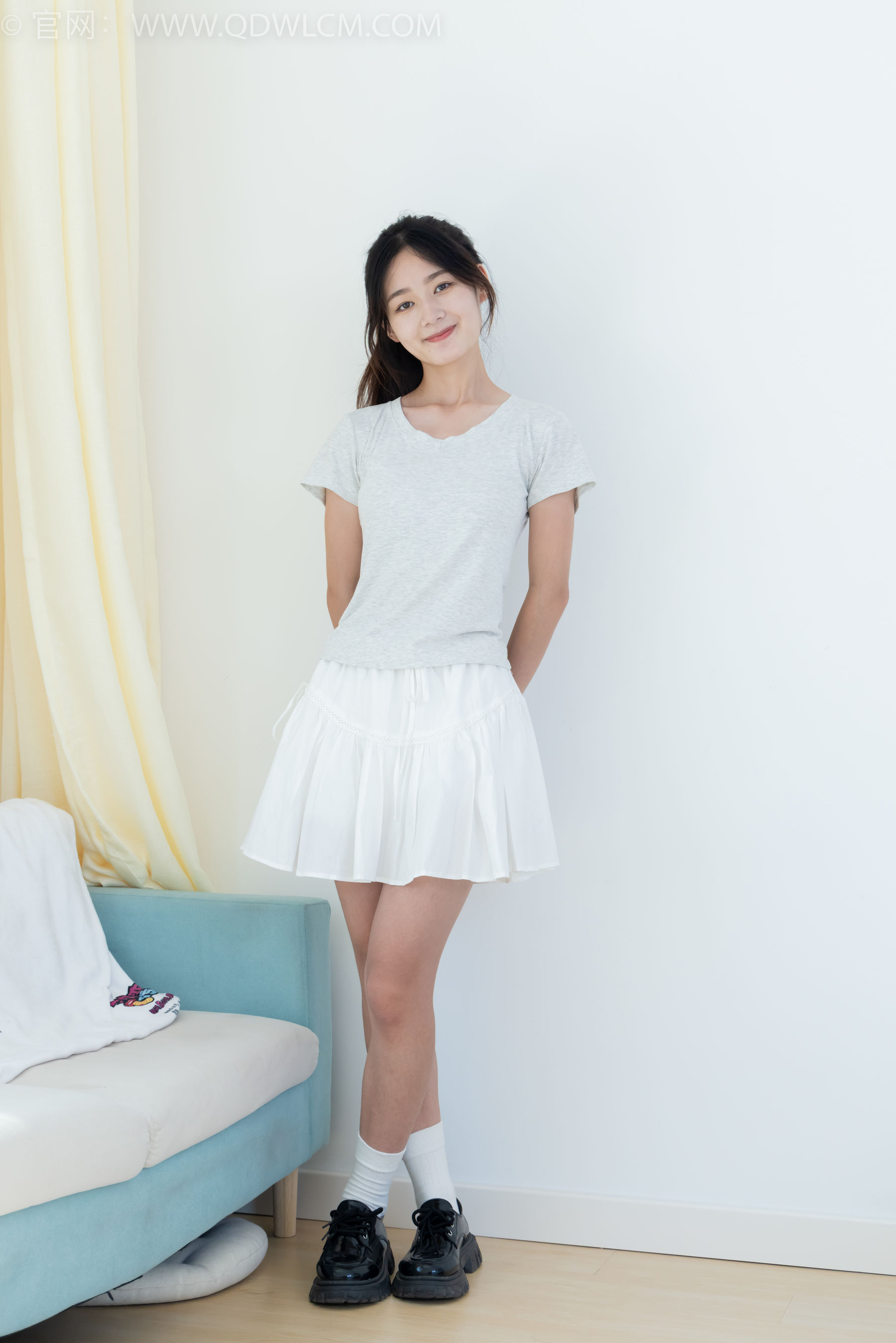 View - 物恋传媒 - Chiness Model  No.2121 芋泥 - 清澈海浪的吟唱 - 图库库