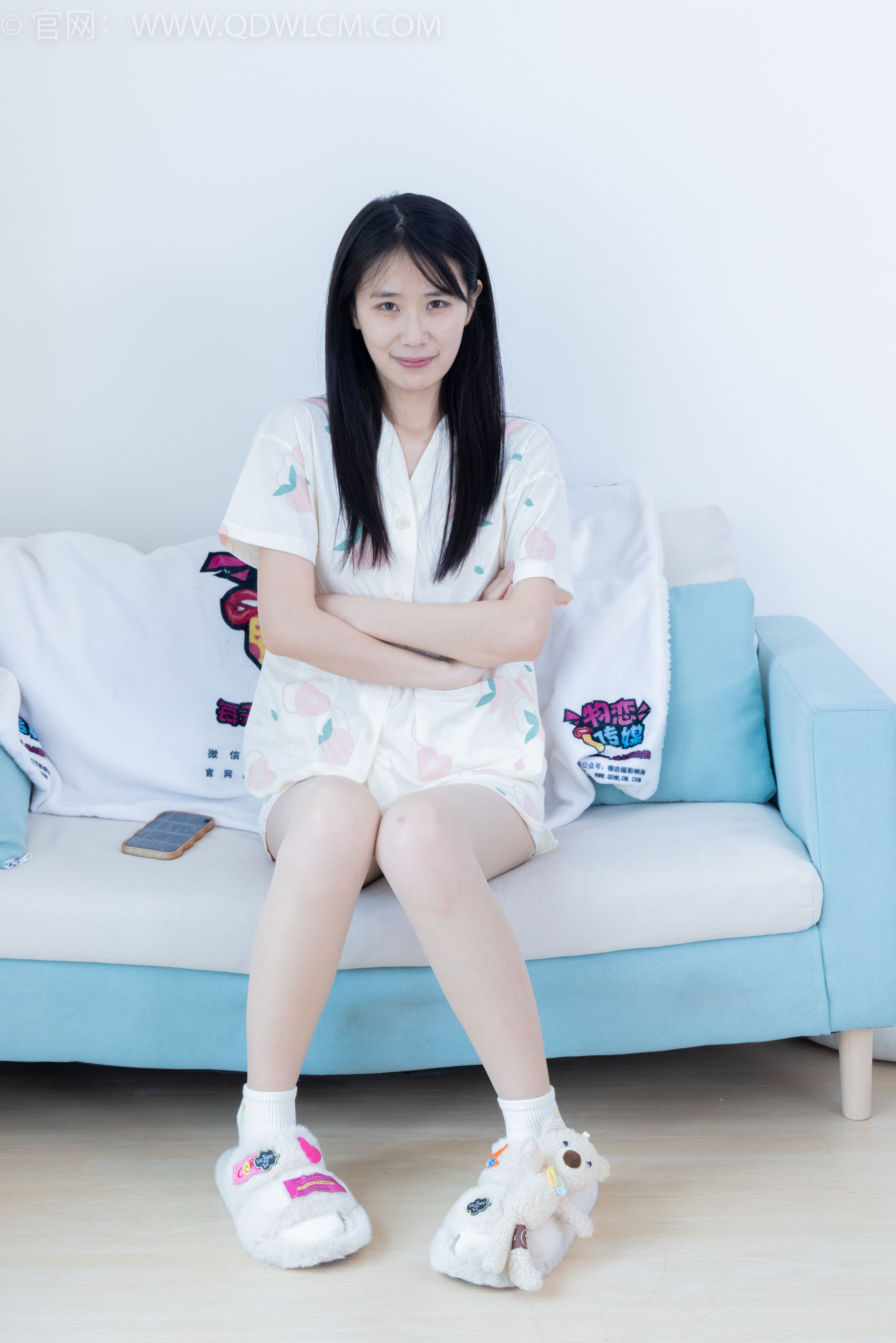 View - 物恋传媒 - Chiness Model  No.2116 菜菜 - 蔚蓝色的街 - 图库库