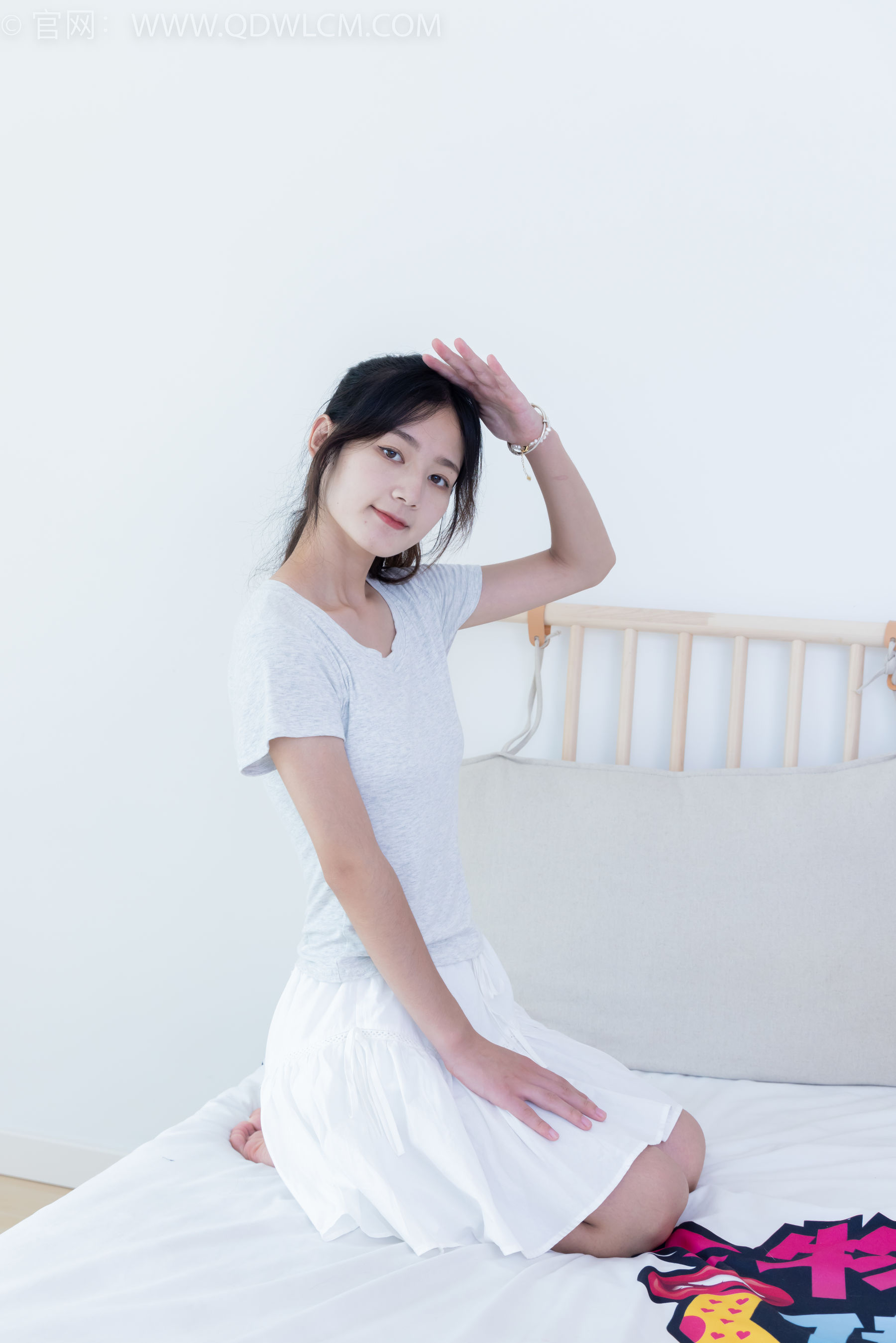 View - 物恋传媒 - Chiness Model  No.2121 芋泥 - 清澈海浪的吟唱 - 图库库