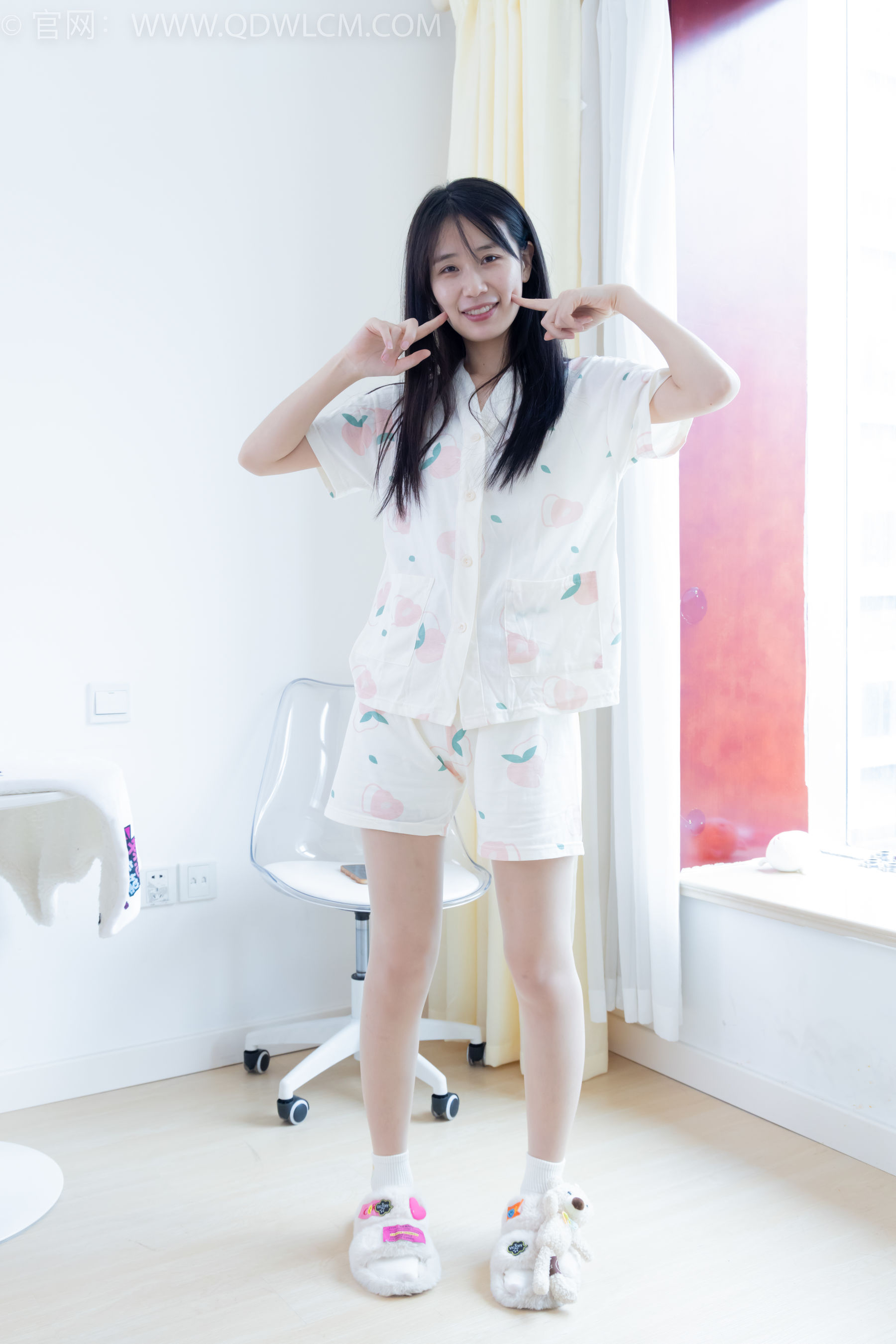 View - 物恋传媒 - Chiness Model  No.2116 菜菜 - 蔚蓝色的街 - 图库库