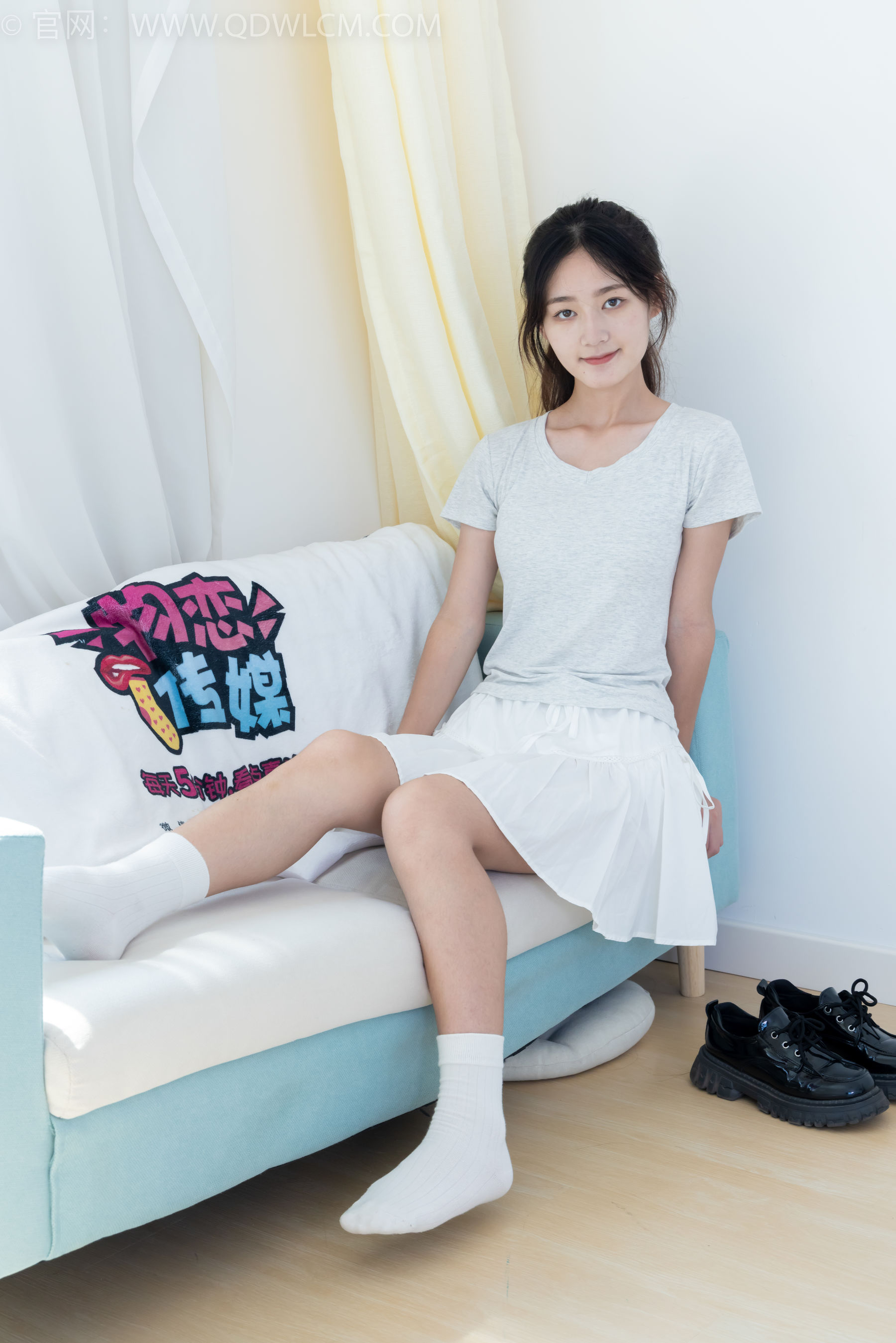 View - 物恋传媒 - Chiness Model  No.2121 芋泥 - 清澈海浪的吟唱 - 图库库