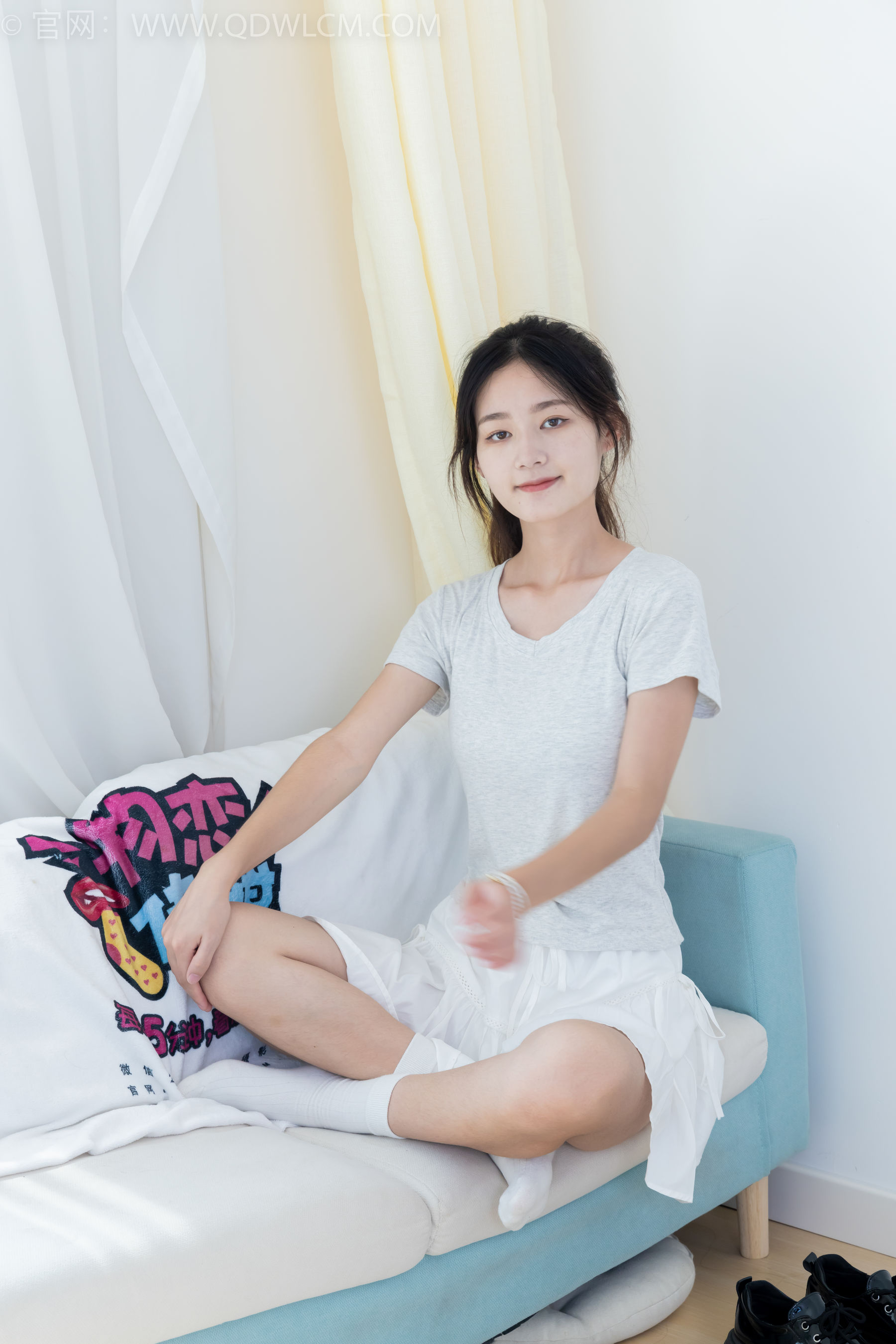 View - 物恋传媒 - Chiness Model  No.2121 芋泥 - 清澈海浪的吟唱 - 图库库