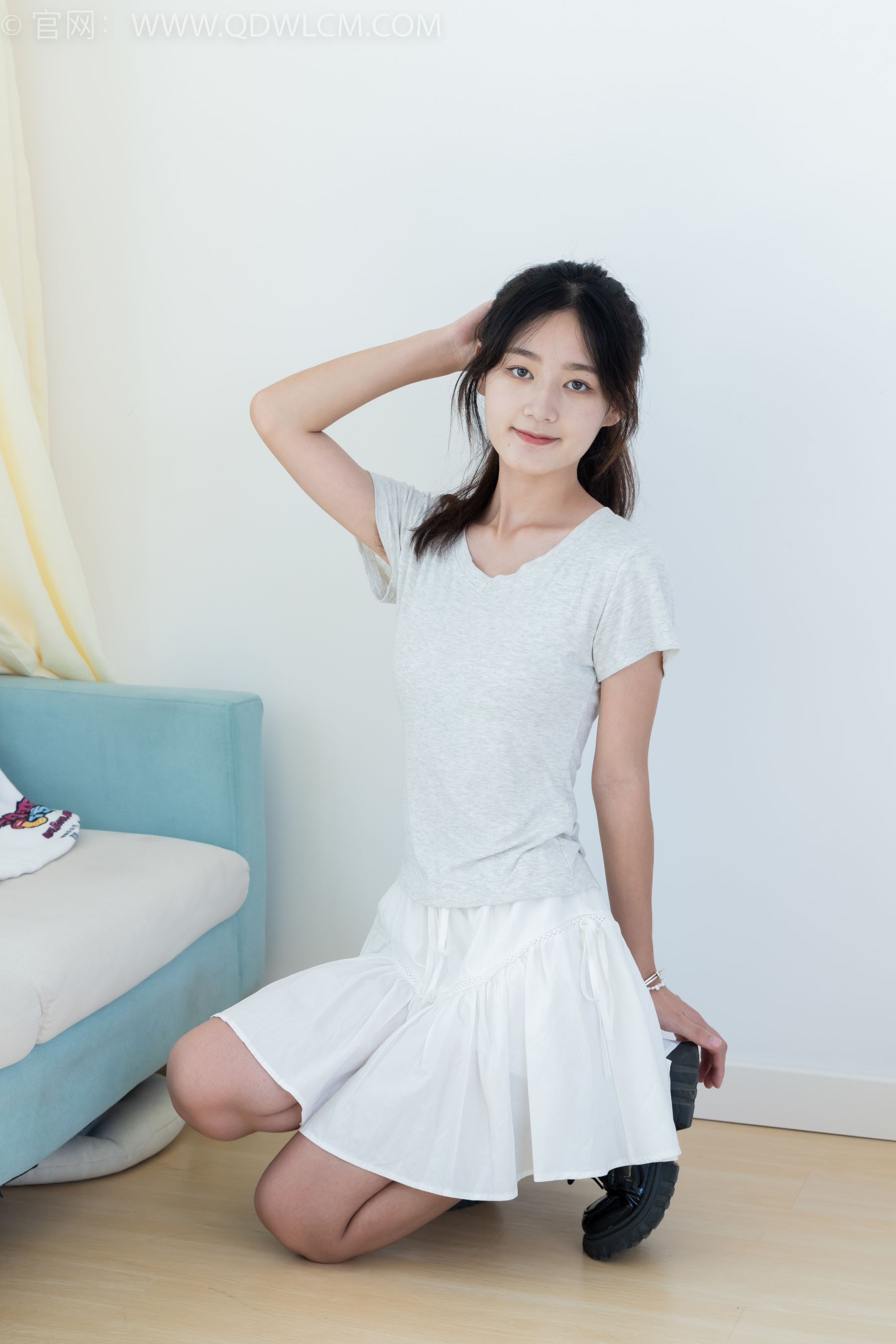 View - 物恋传媒 - Chiness Model  No.2121 芋泥 - 清澈海浪的吟唱 - 图库库