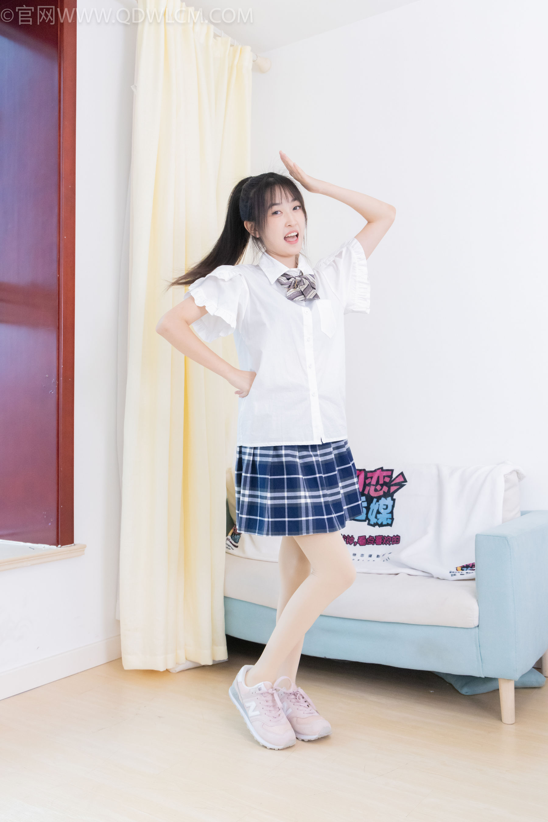 View - 物恋传媒 - Chiness Model  No.2114 嘉木 - 校园时光 - 图库库