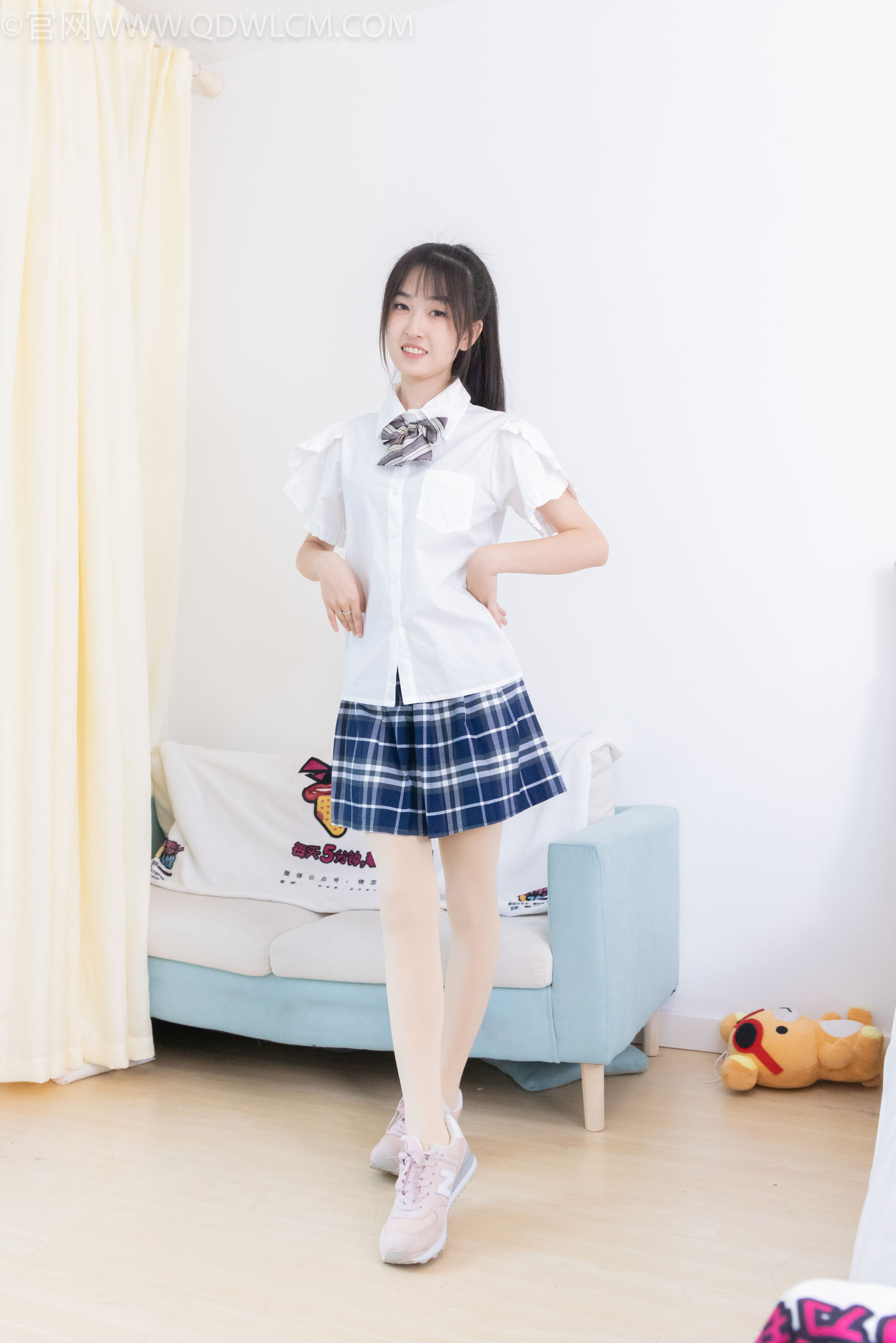 View - 物恋传媒 - Chiness Model  No.2114 嘉木 - 校园时光 - 图库库