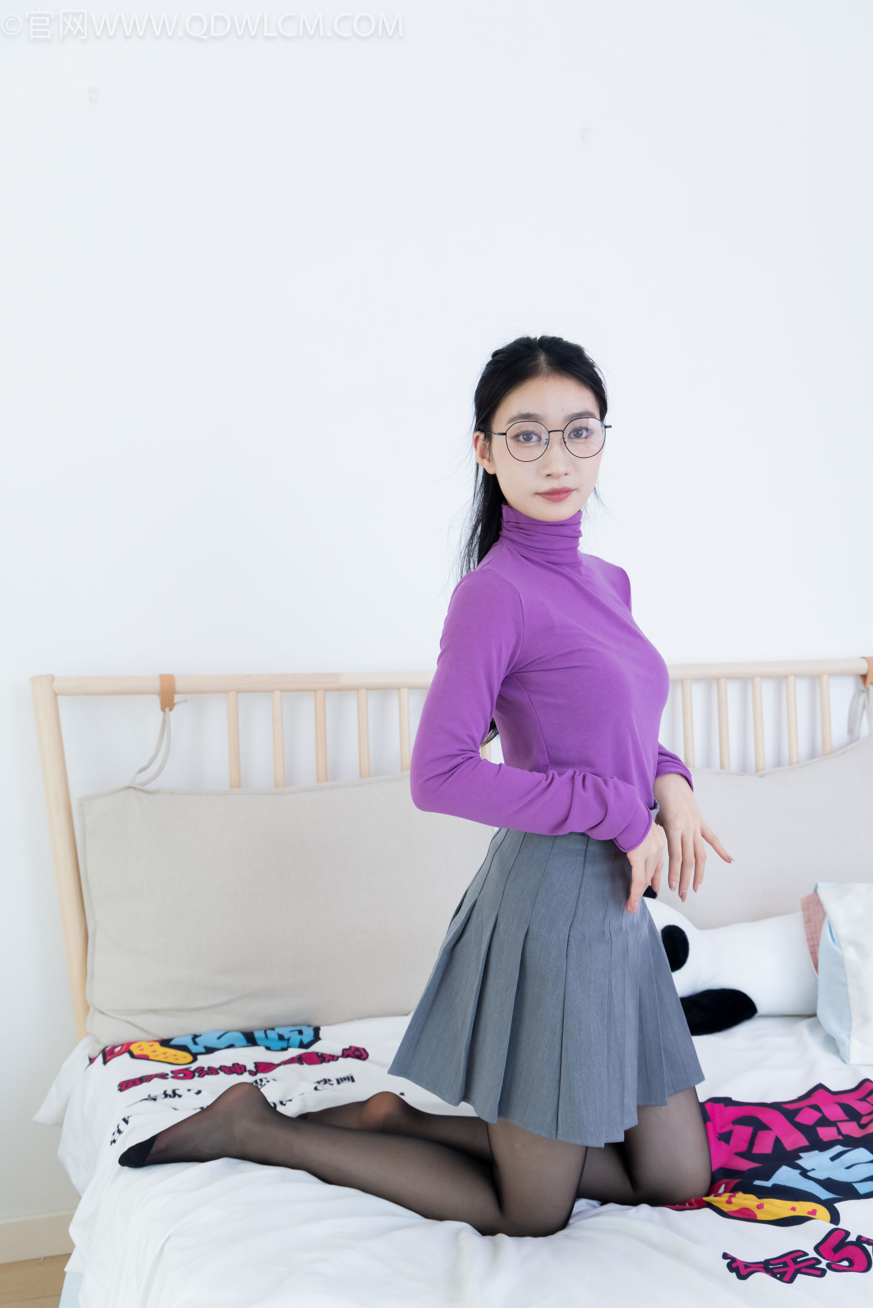 View - 物恋传媒 - Chiness Model  No.2146 小影 -紫色韵味 - 图库库